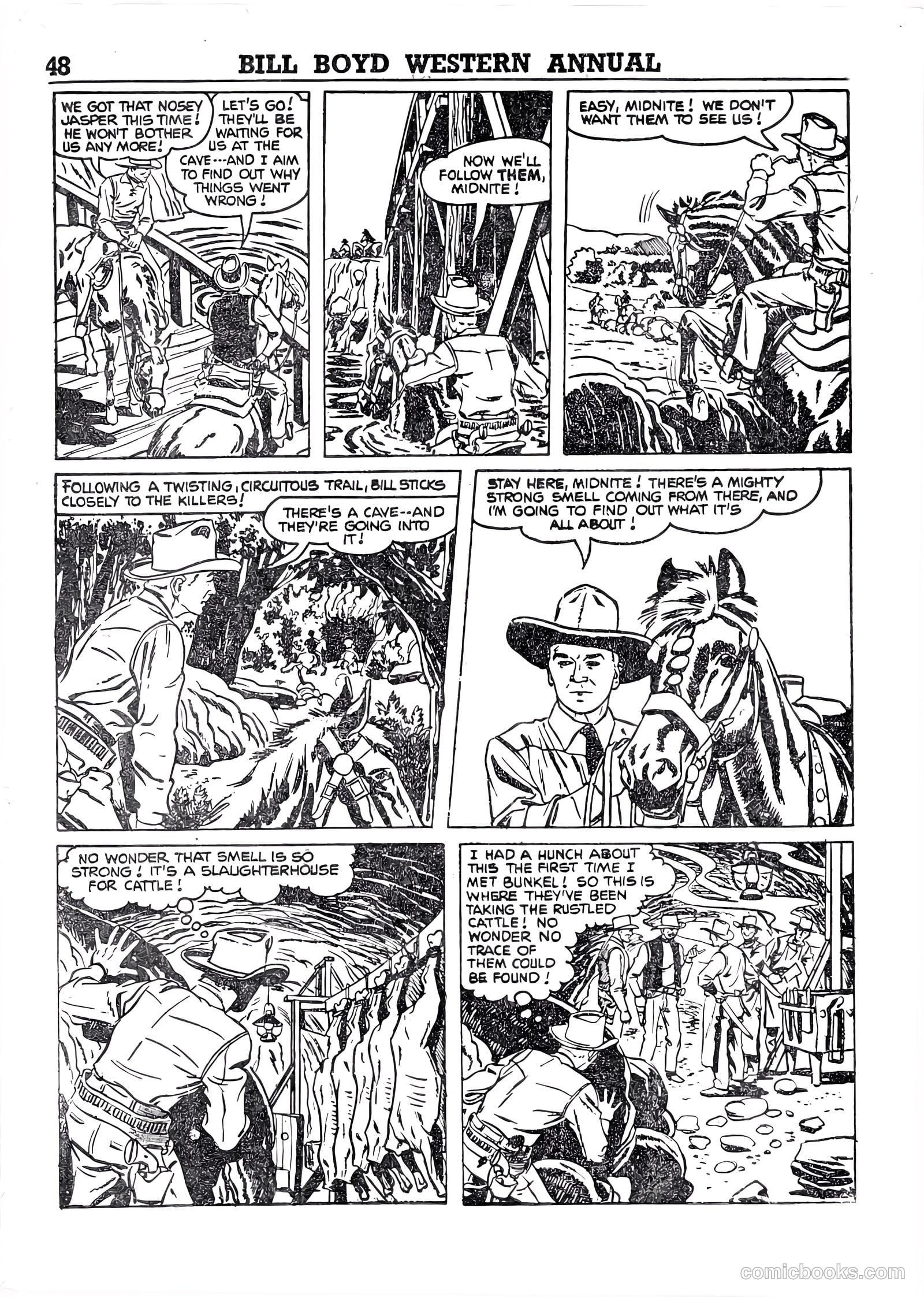 Bill Boyd Western Comic Annual #1 (1956) — page 38 of 87