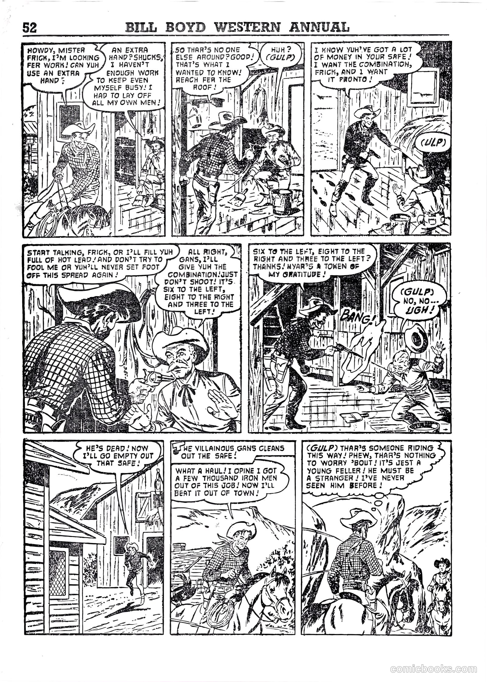 Bill Boyd Western Comic Annual #1 (1956) — page 42 of 87