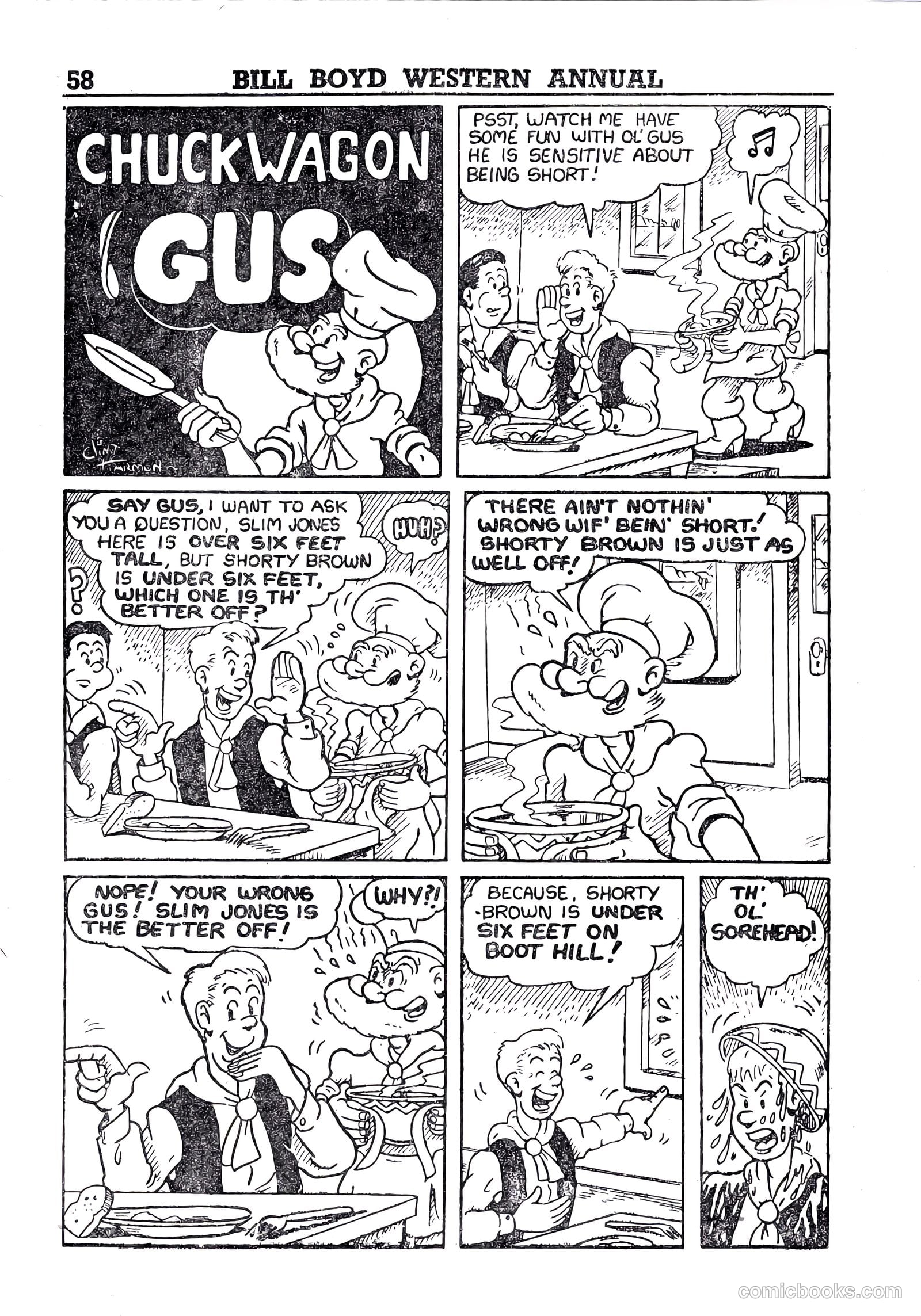 Bill Boyd Western Comic Annual #1 (1956) — page 48 of 87