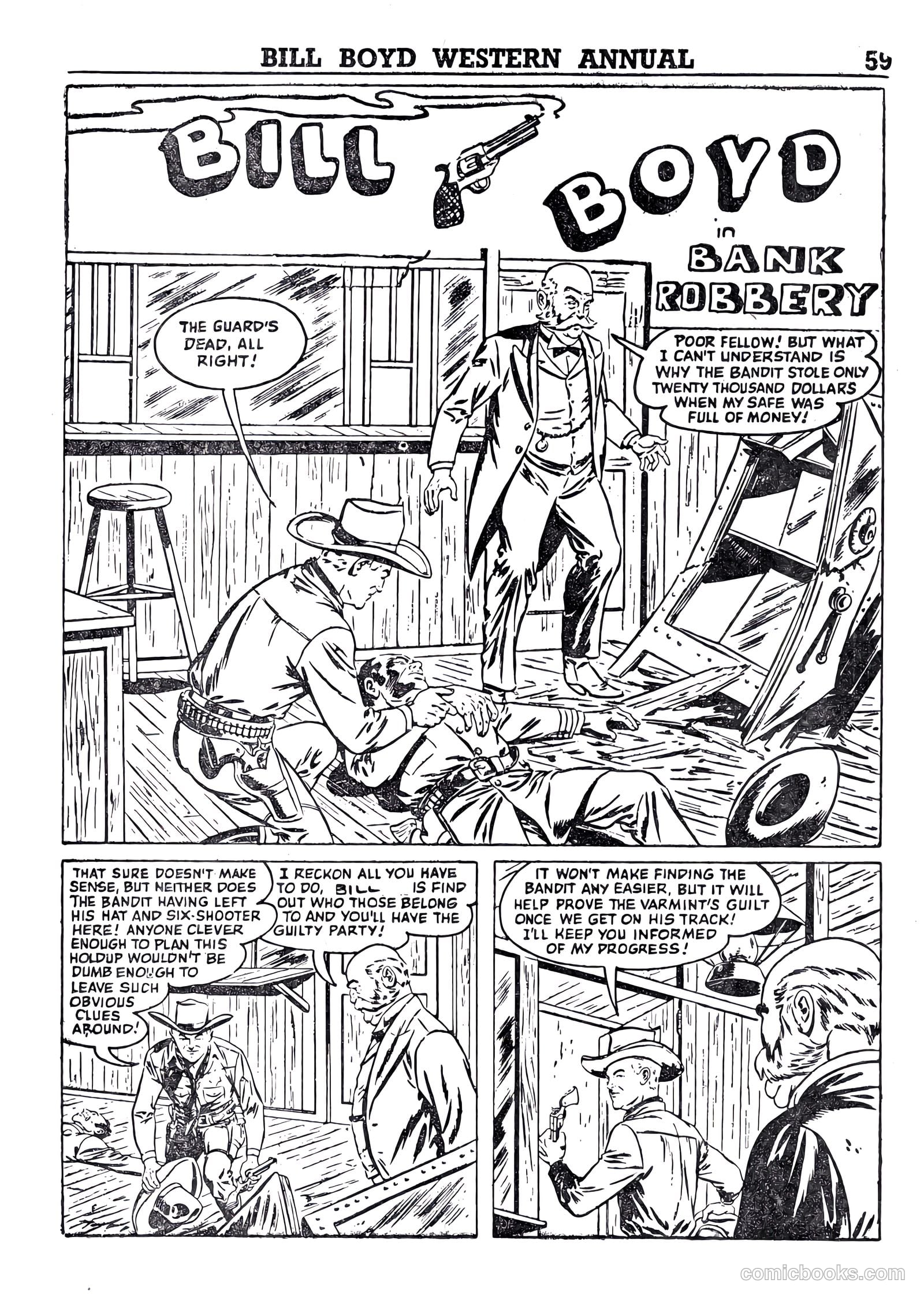 Bill Boyd Western Comic Annual #1 (1956) — page 49 of 87