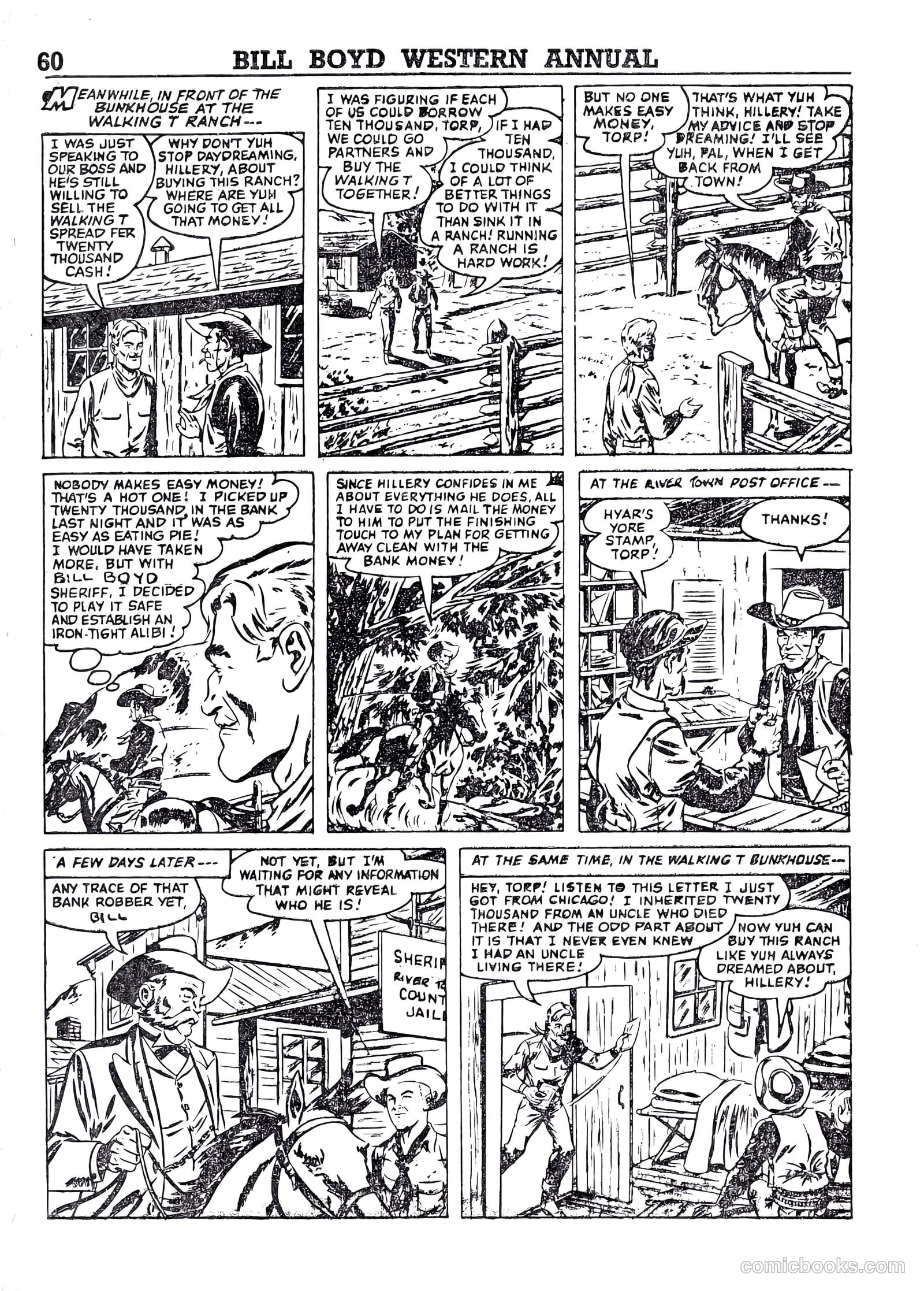 Bill Boyd Western Comic Annual #1 (1956) — page 50 of 87