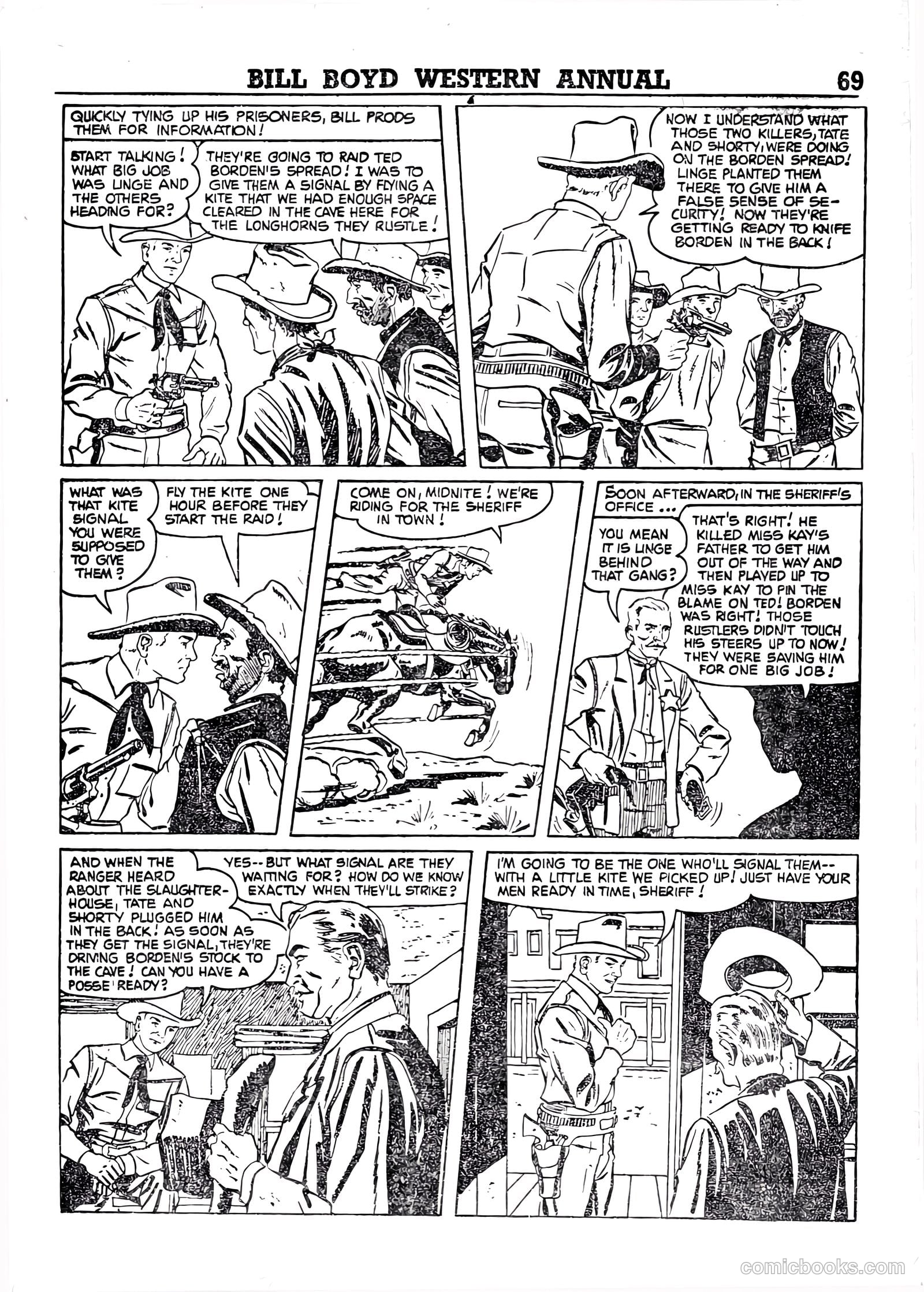 Bill Boyd Western Comic Annual #1 (1956) — page 59 of 87