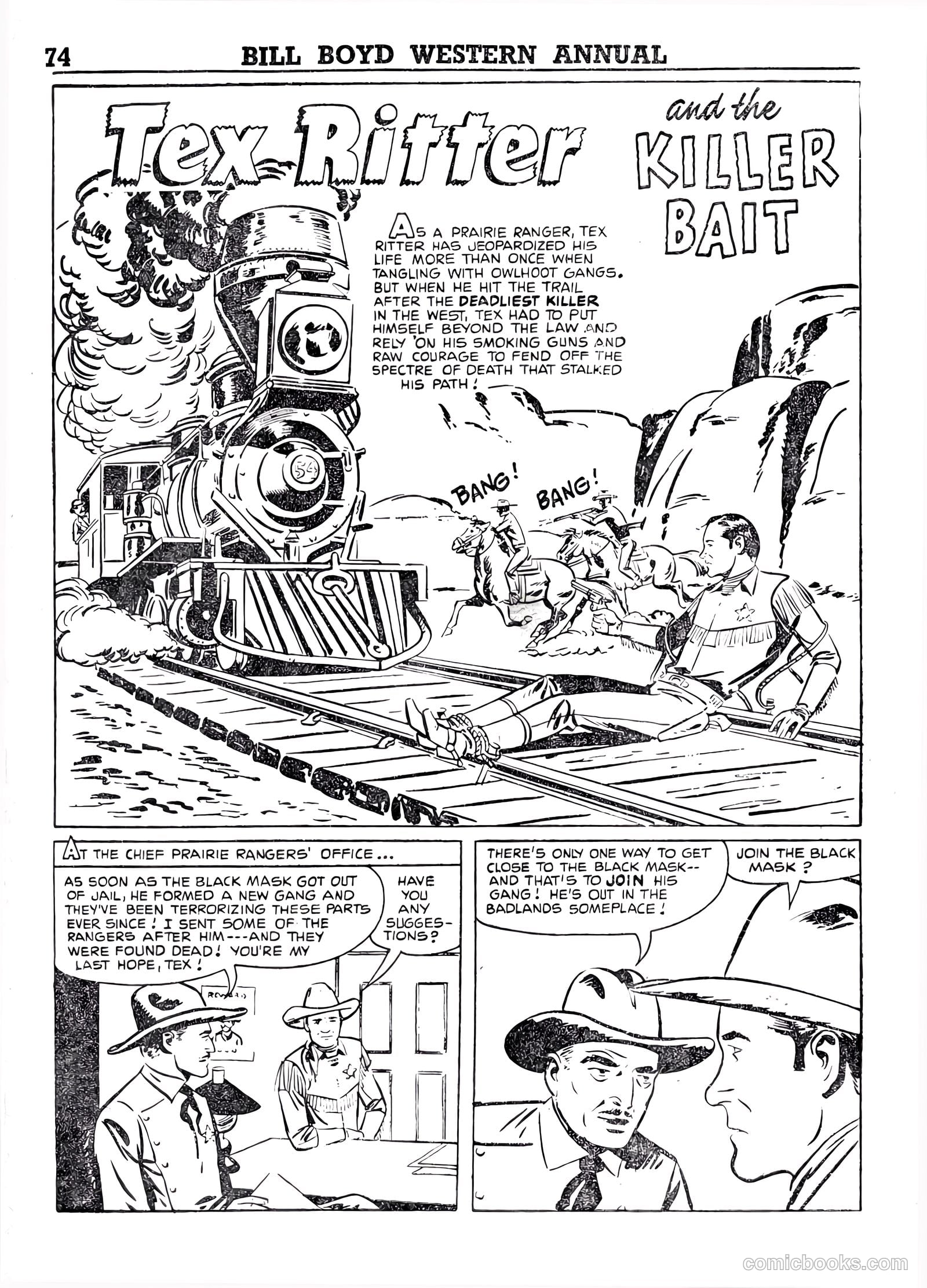 Bill Boyd Western Comic Annual #1 (1956) — page 64 of 87