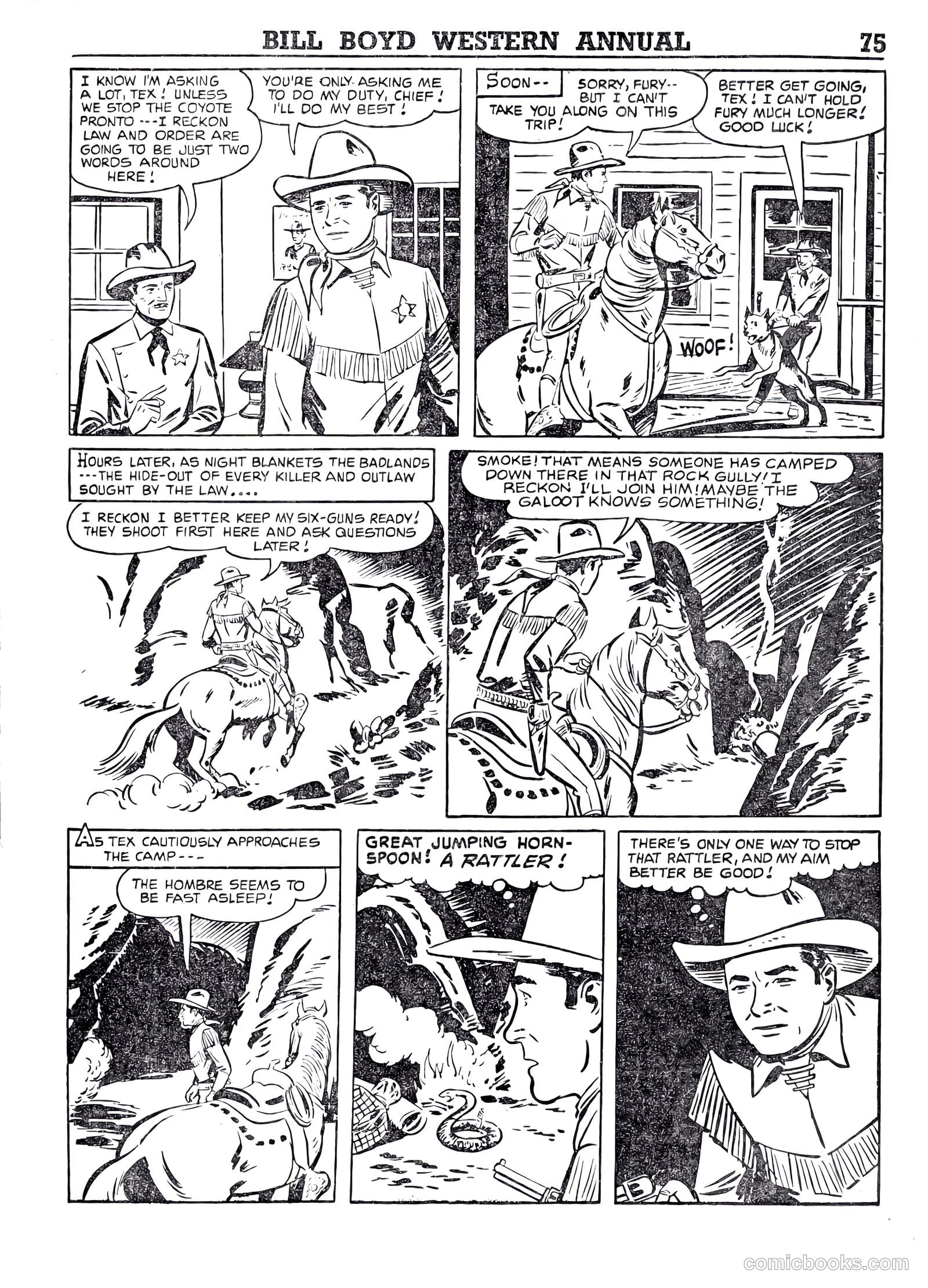Bill Boyd Western Comic Annual #1 (1956) — page 65 of 87