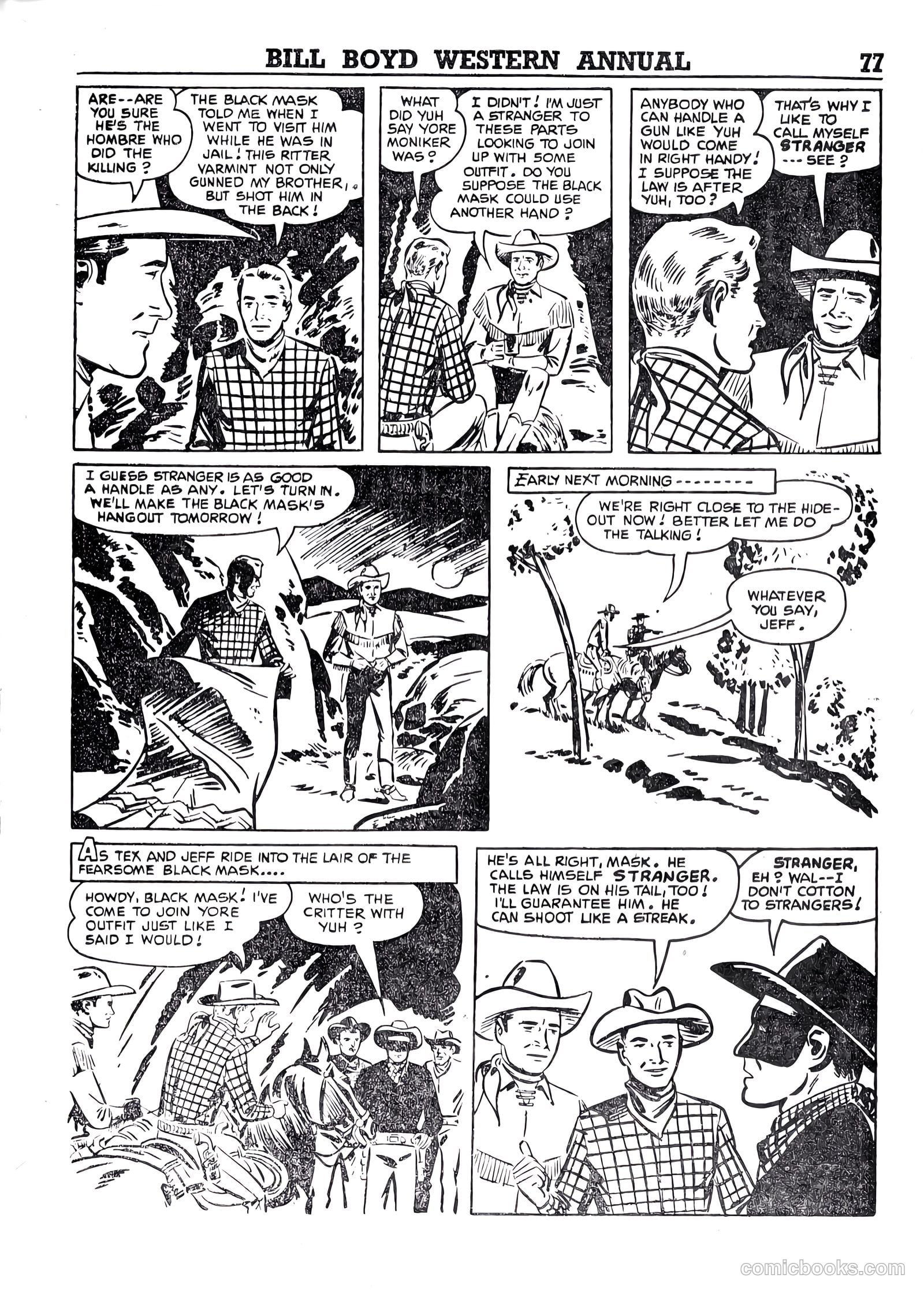 Bill Boyd Western Comic Annual #1 (1956) — page 67 of 87