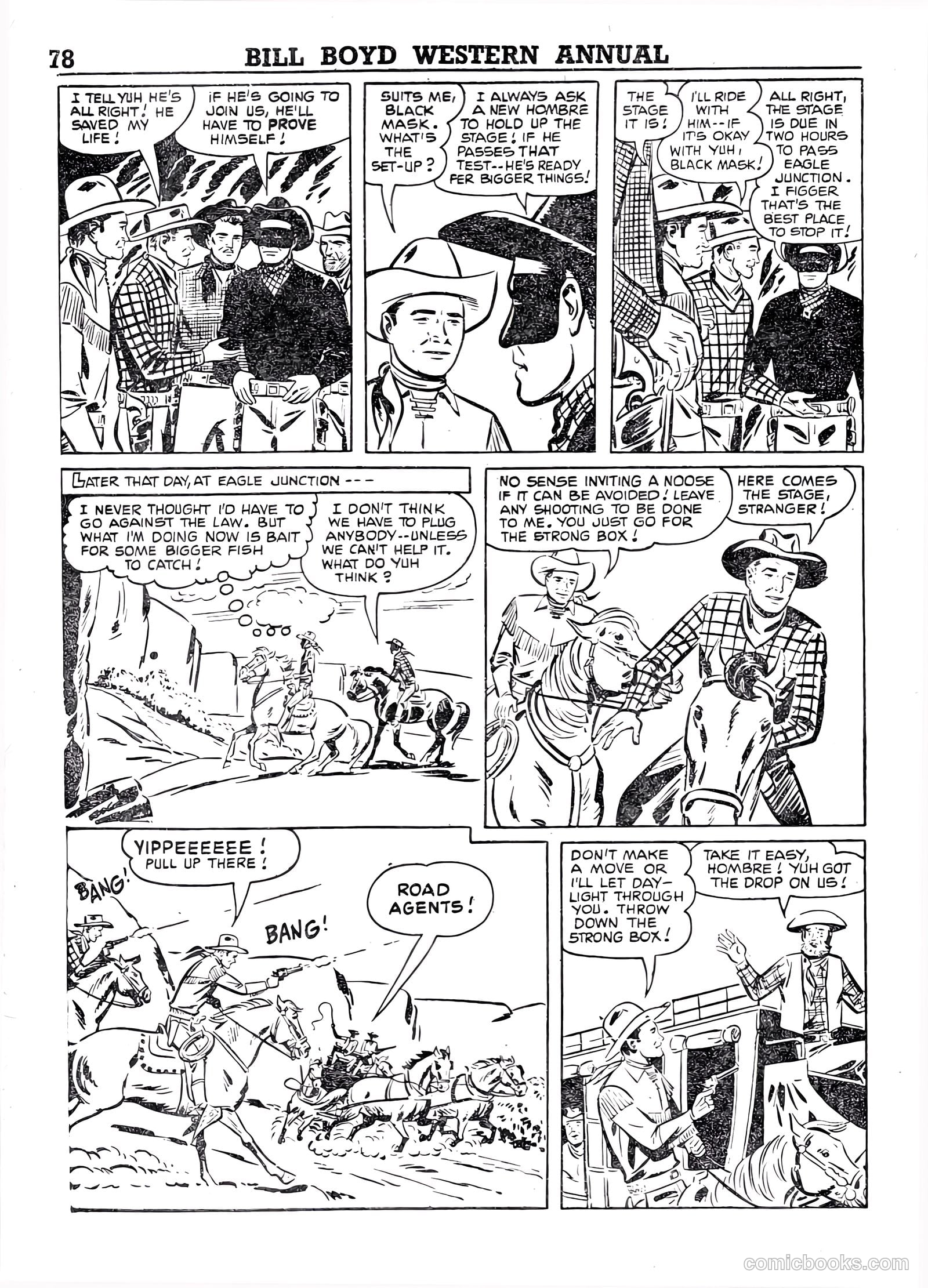 Bill Boyd Western Comic Annual #1 (1956) — page 68 of 87