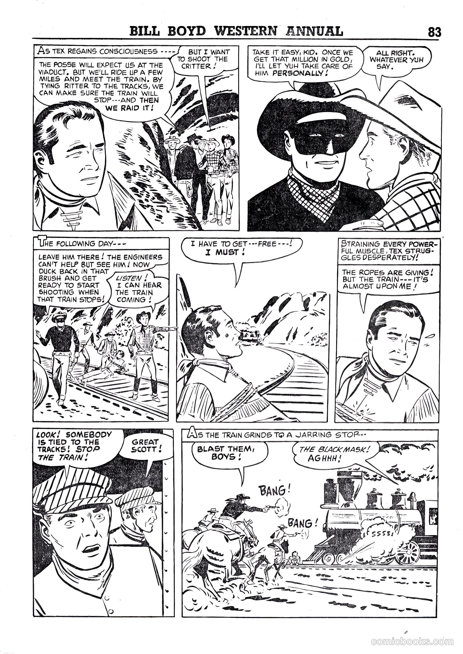 Bill Boyd Western Comic Annual #1 (1956) — page 73 of 87
