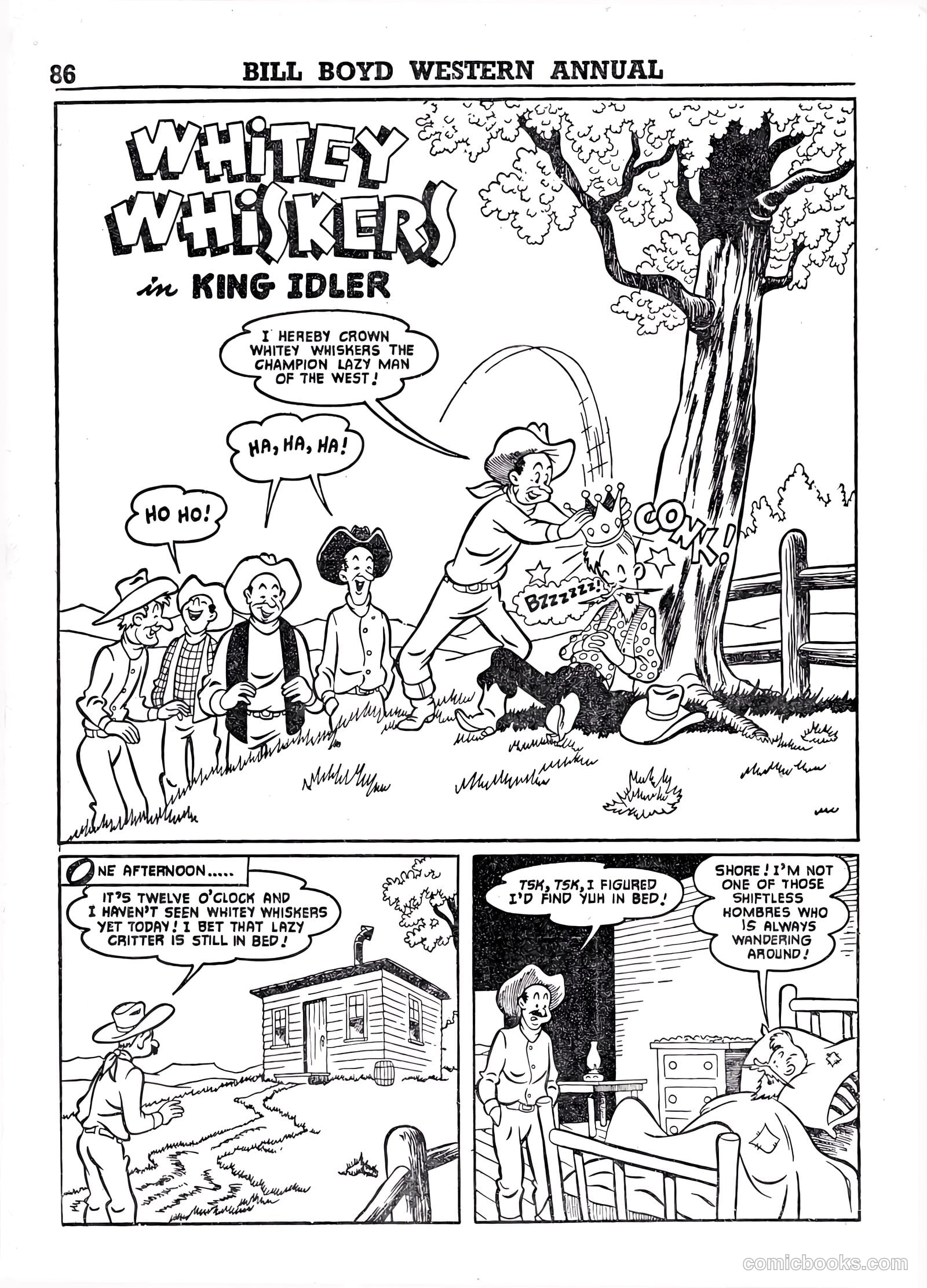 Bill Boyd Western Comic Annual #1 (1956) — page 76 of 87