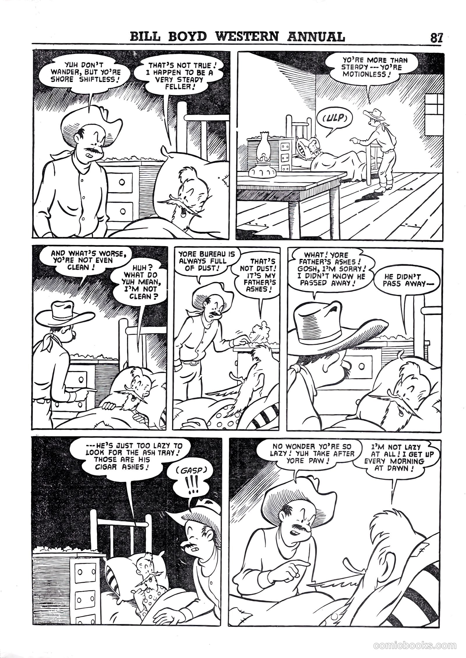 Bill Boyd Western Comic Annual #1 (1956) — page 77 of 87