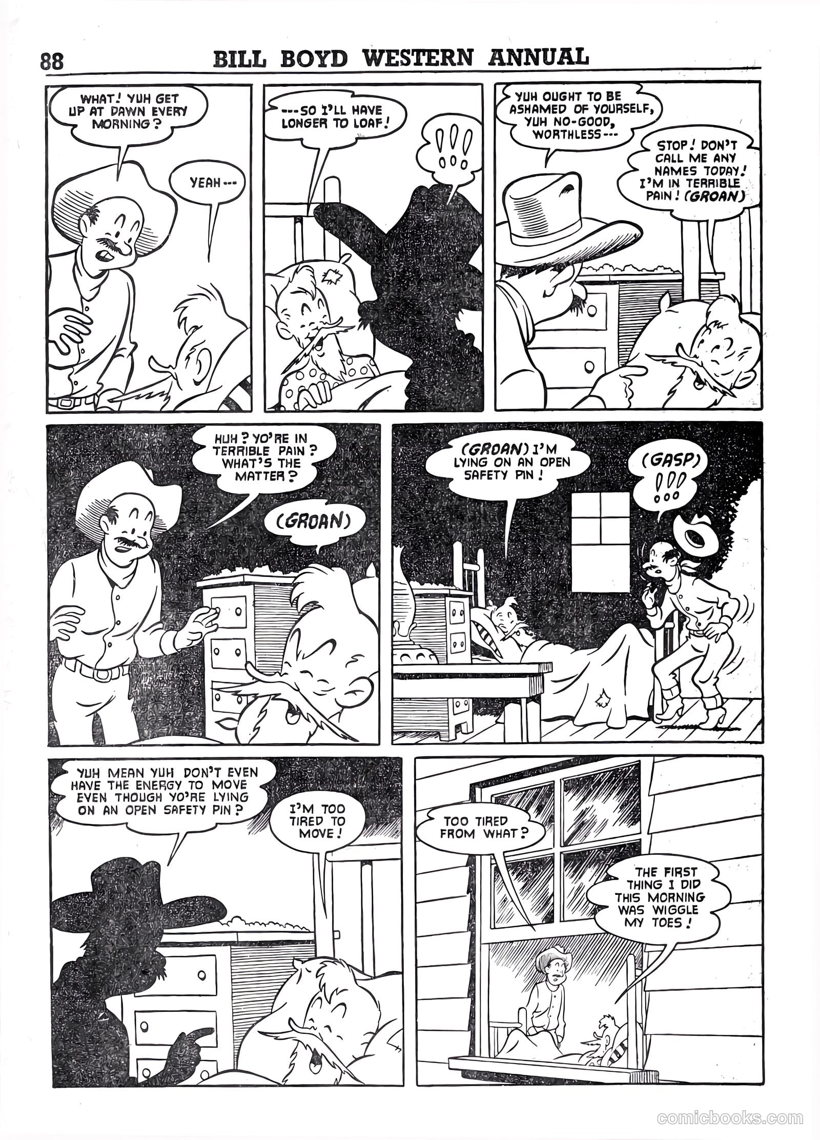 Bill Boyd Western Comic Annual #1 (1956) — page 78 of 87