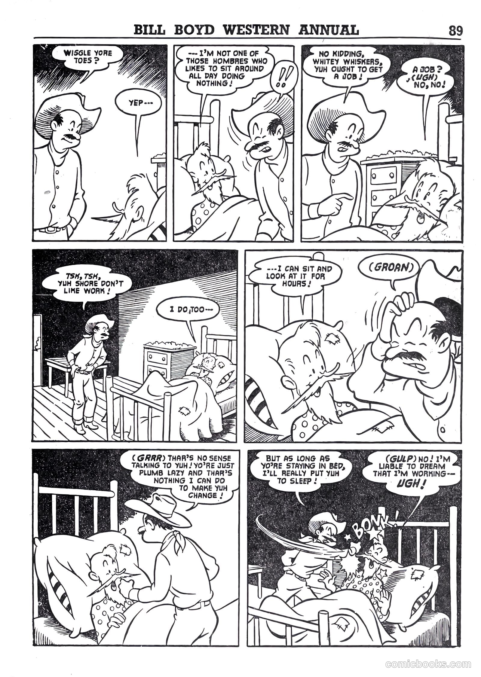 Bill Boyd Western Comic Annual #1 (1956) — page 79 of 87