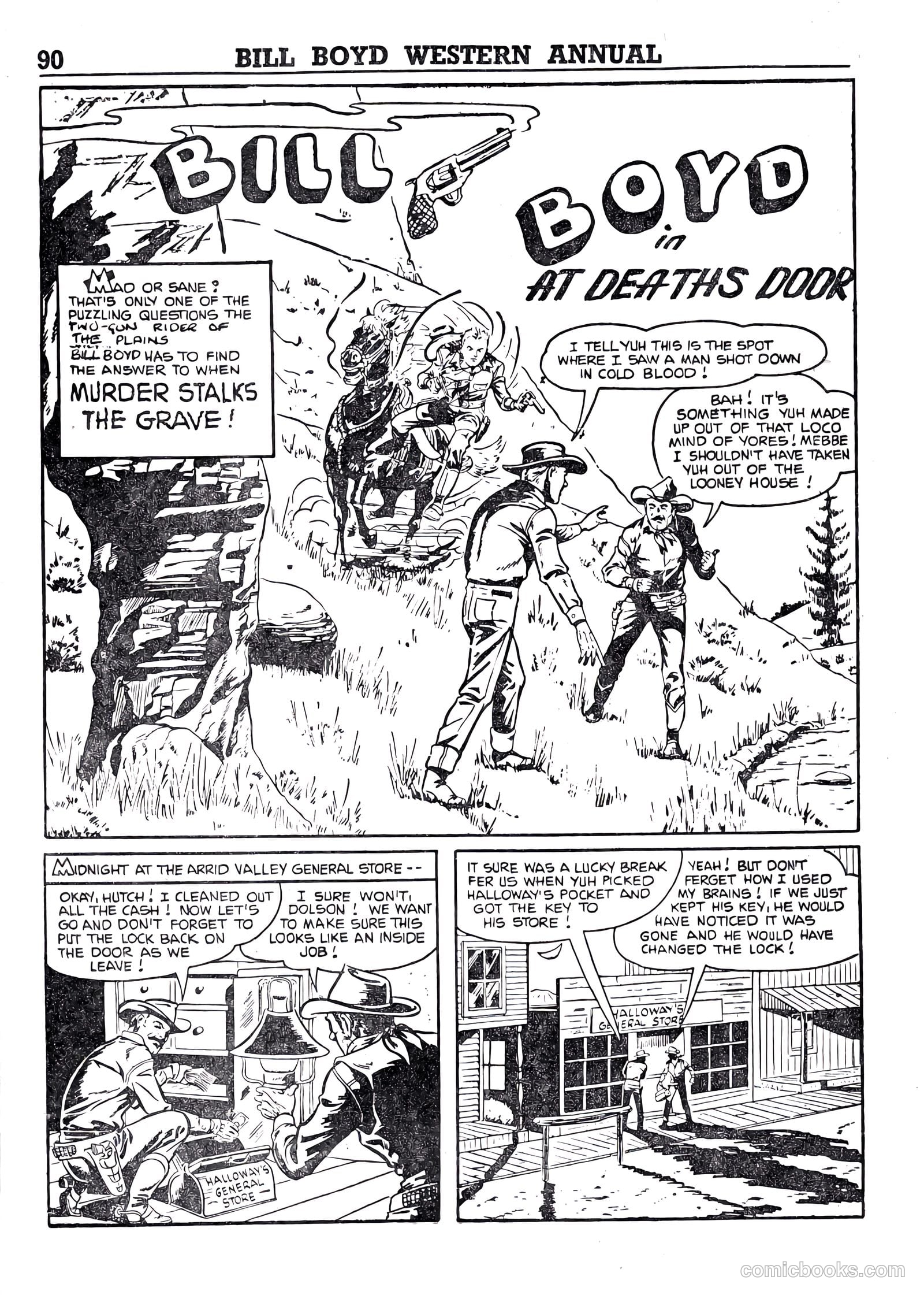 Bill Boyd Western Comic Annual #1 (1956) — page 80 of 87