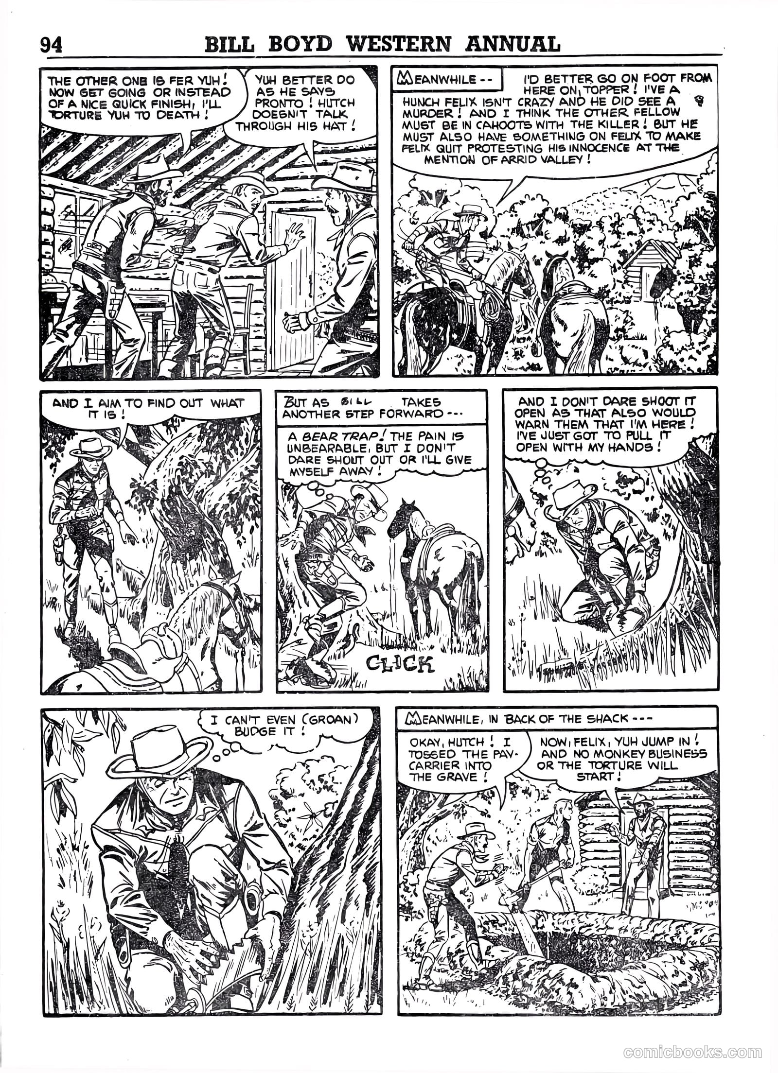 Bill Boyd Western Comic Annual #1 (1956) — page 84 of 87