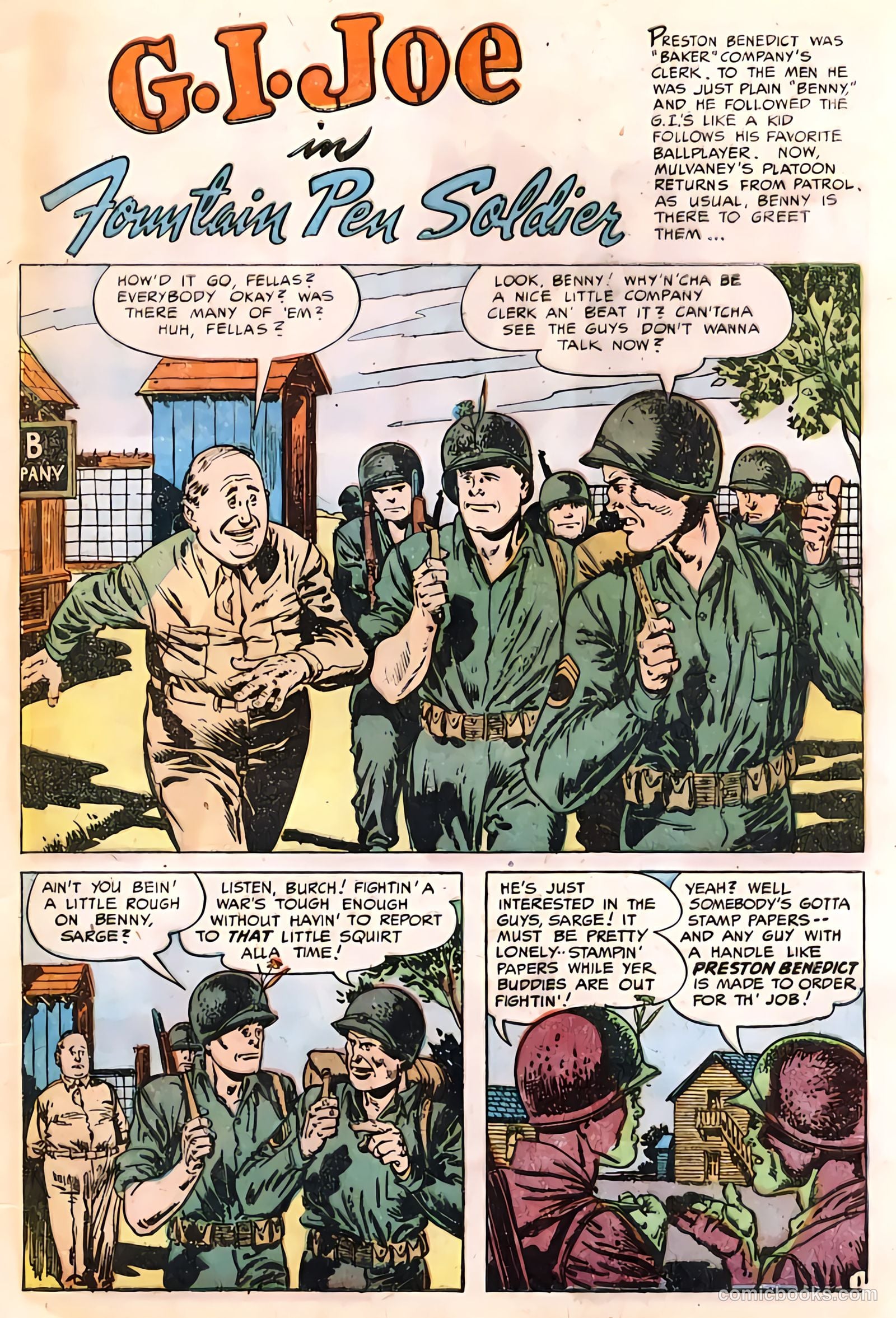 G.I. Joe #1 (1952) — page 11 of 52