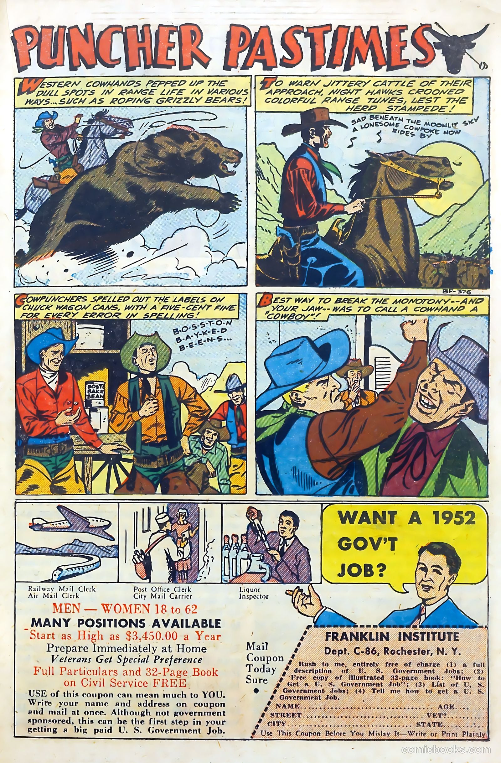 Bill West #10 (1952) — page 19 of 36