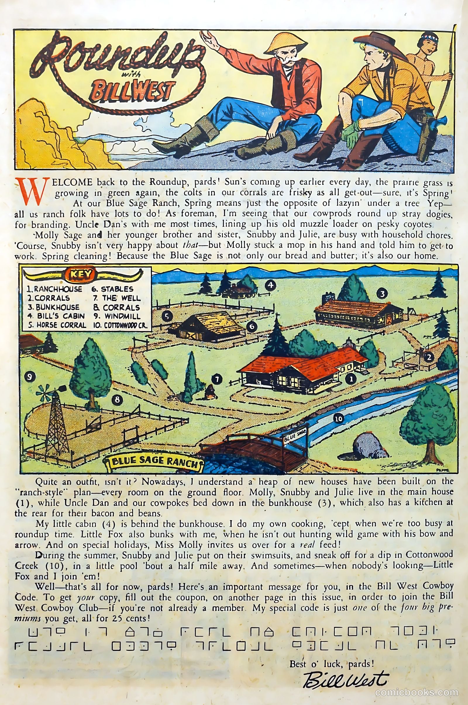 Bill West #10 (1952) — page 22 of 36
