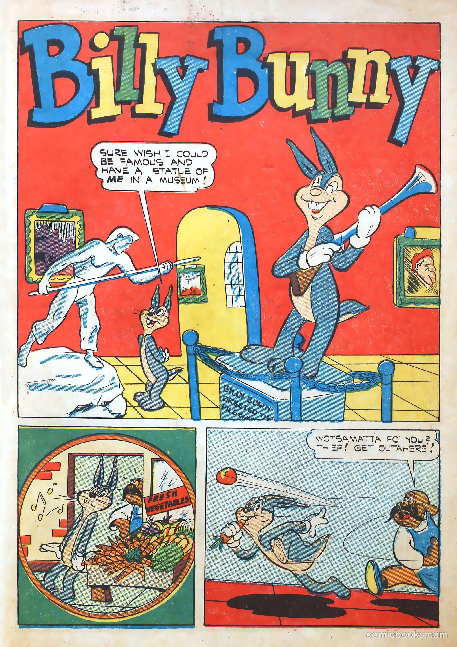 Billy Bunny's Christmas Frolics #1 (1952) — page 3 of 100