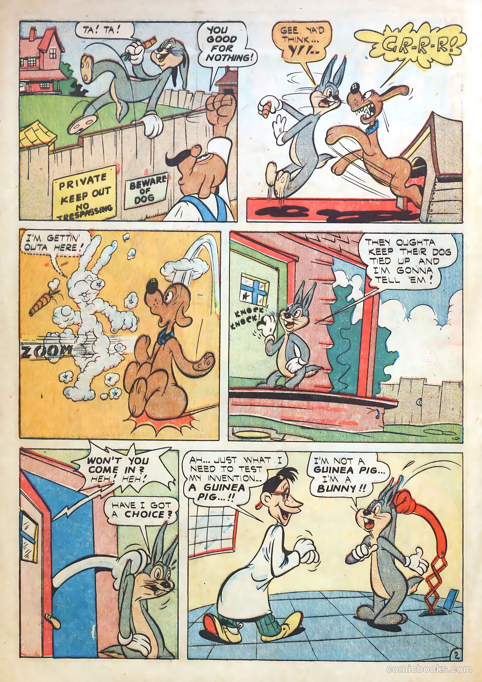 Billy Bunny's Christmas Frolics #1 (1952) — page 4 of 100