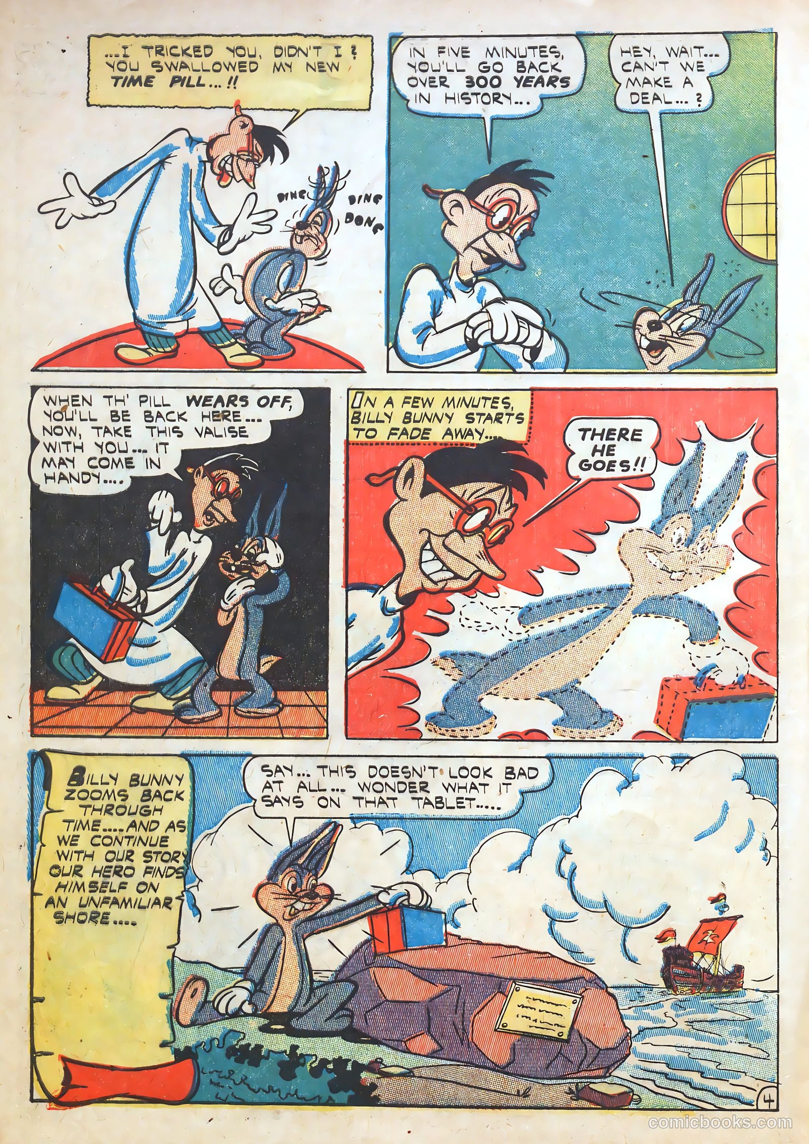 Billy Bunny's Christmas Frolics #1 (1952) — page 6 of 100