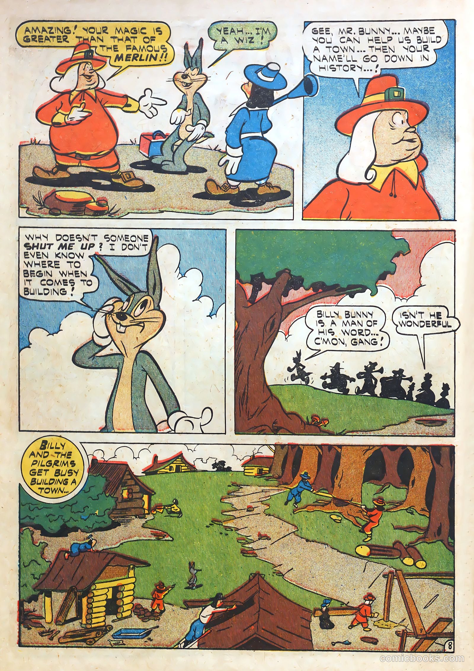 Billy Bunny's Christmas Frolics #1 (1952) — page 10 of 100