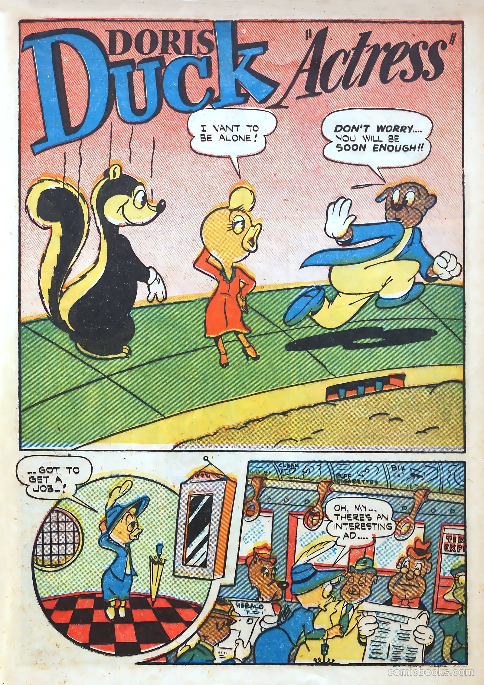 Billy Bunny's Christmas Frolics #1 (1952) — page 21 of 100
