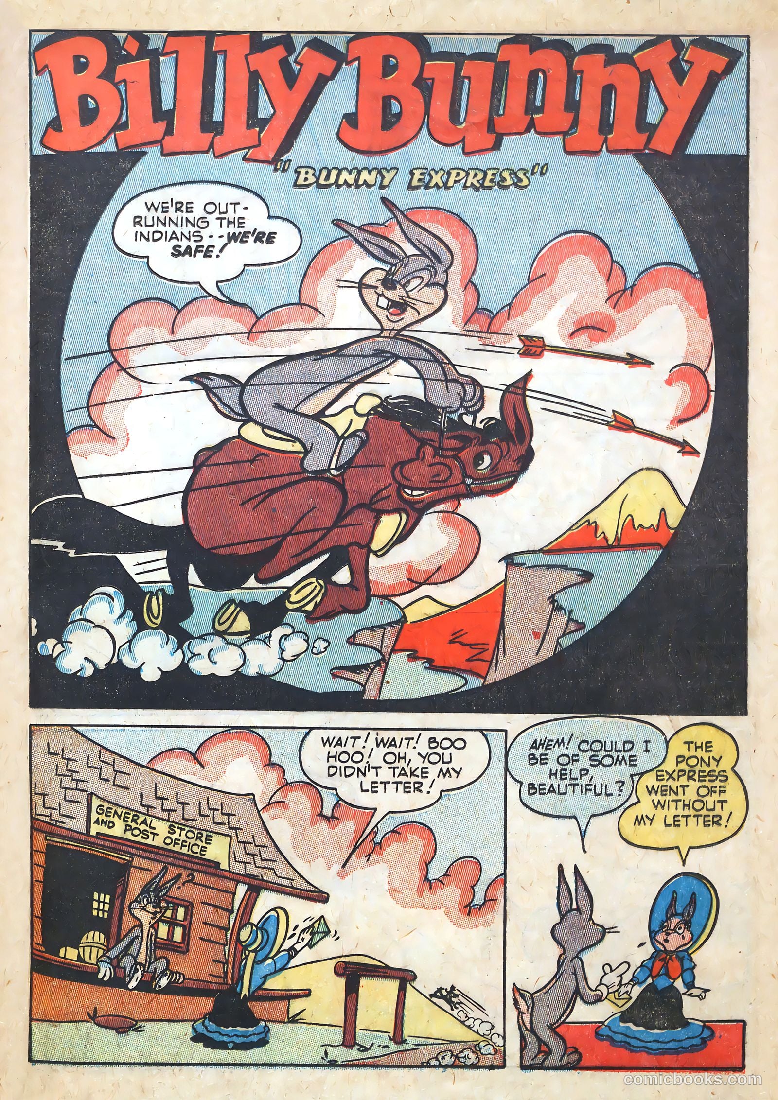 Billy Bunny's Christmas Frolics #1 (1952) — page 35 of 100