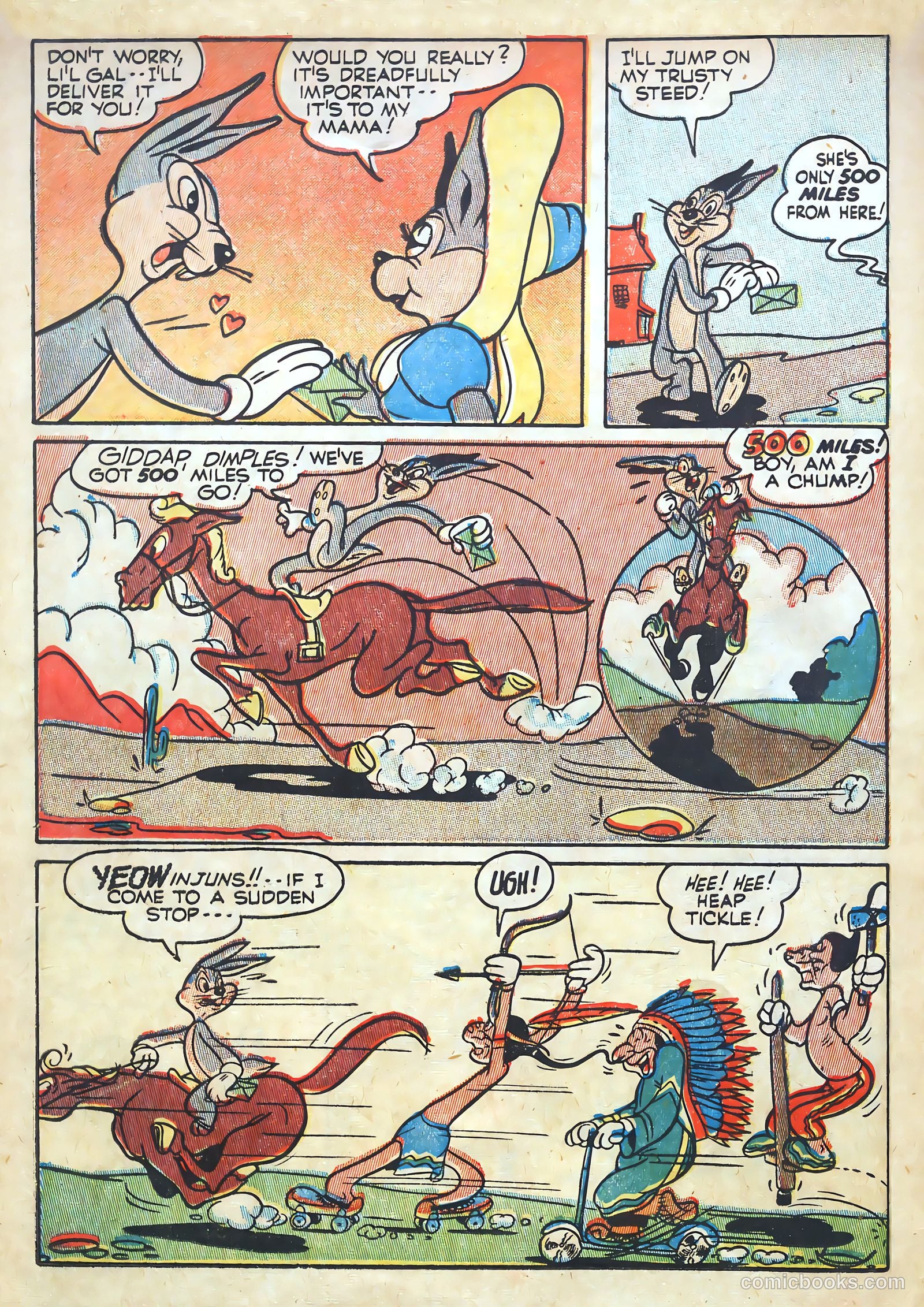 Billy Bunny's Christmas Frolics #1 (1952) — page 36 of 100
