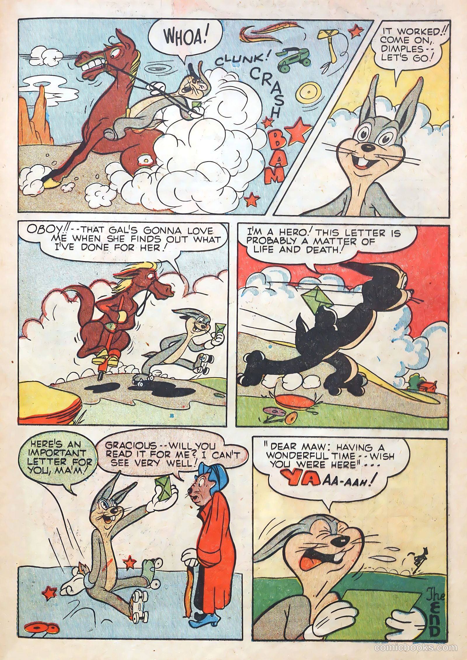 Billy Bunny's Christmas Frolics #1 (1952) — page 37 of 100