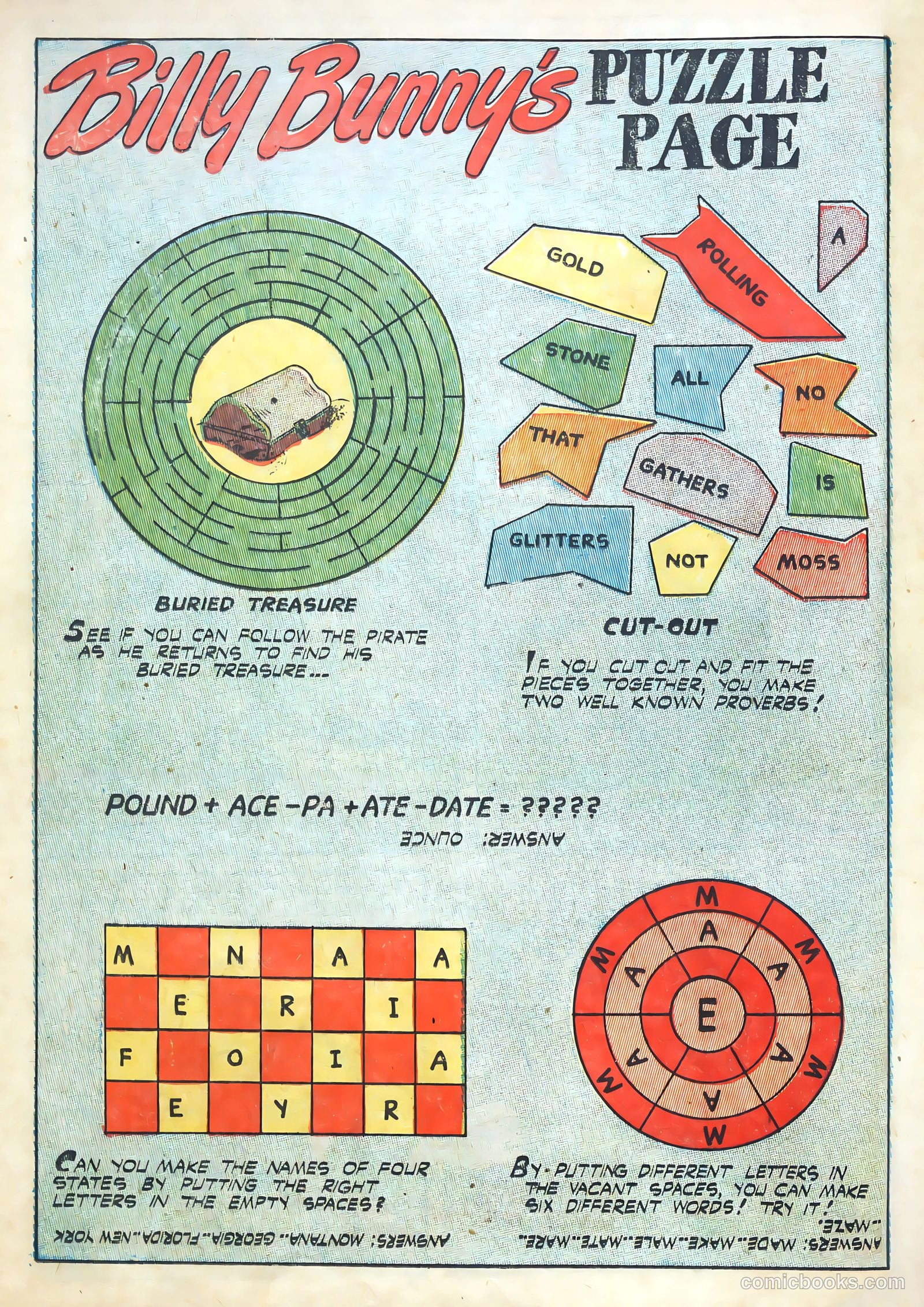 Billy Bunny's Christmas Frolics #1 (1952) — page 38 of 100
