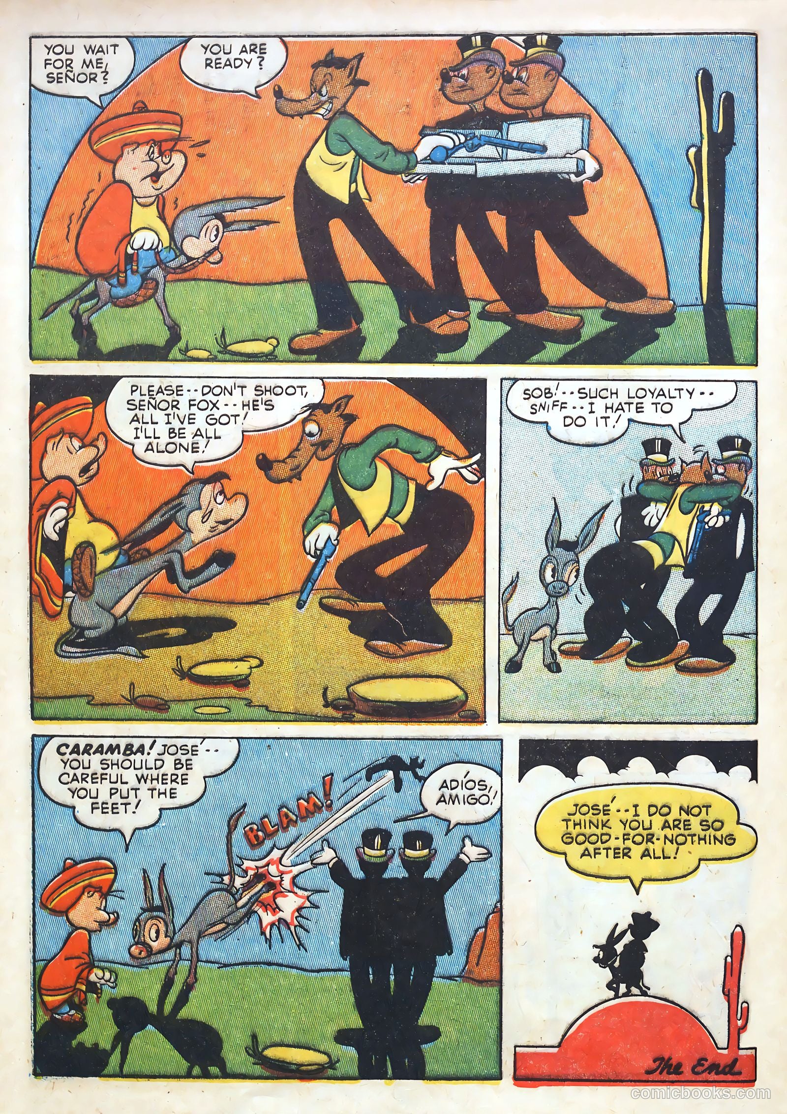 Billy Bunny's Christmas Frolics #1 (1952) — page 44 of 100