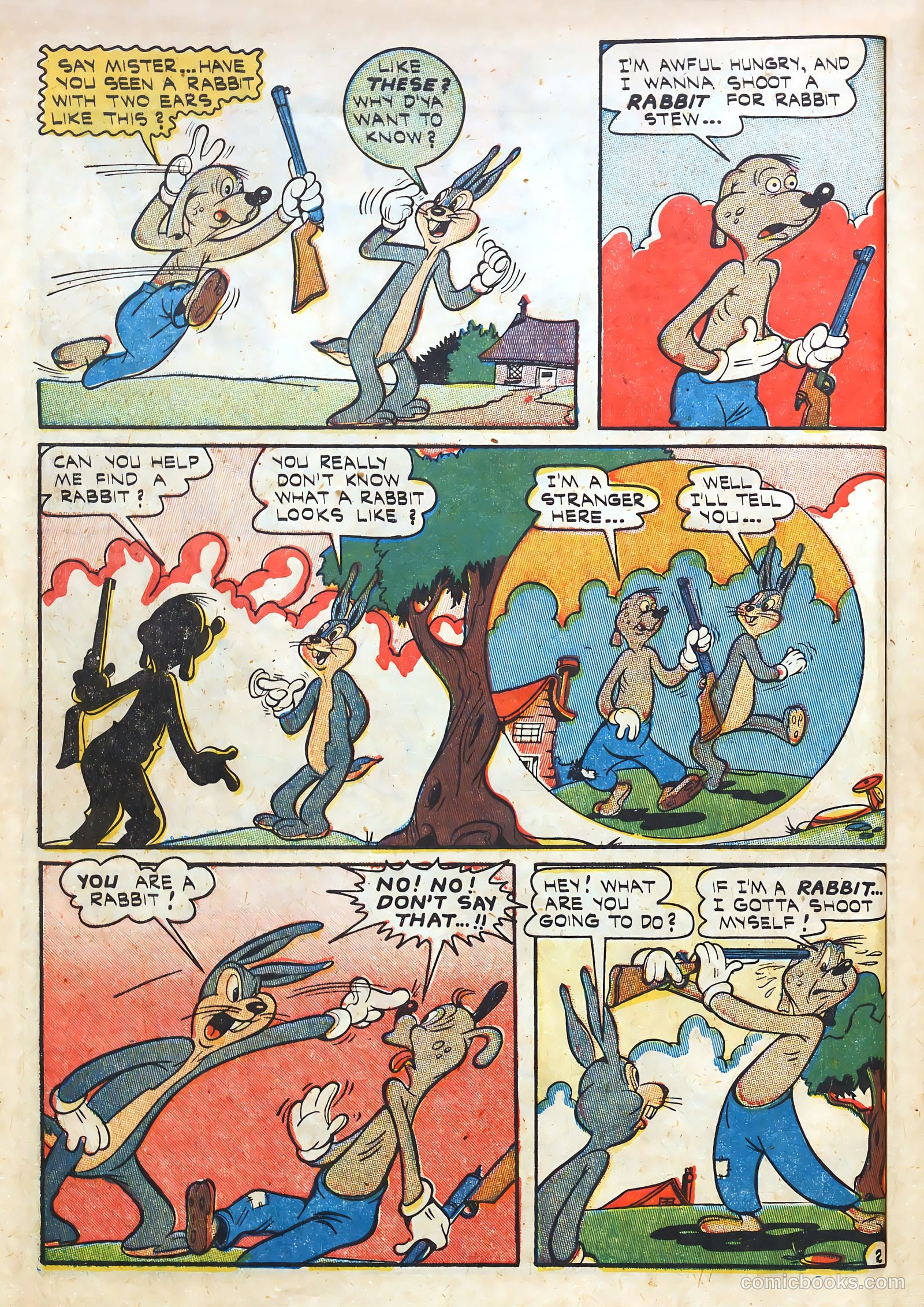 Billy Bunny's Christmas Frolics #1 (1952) — page 46 of 100