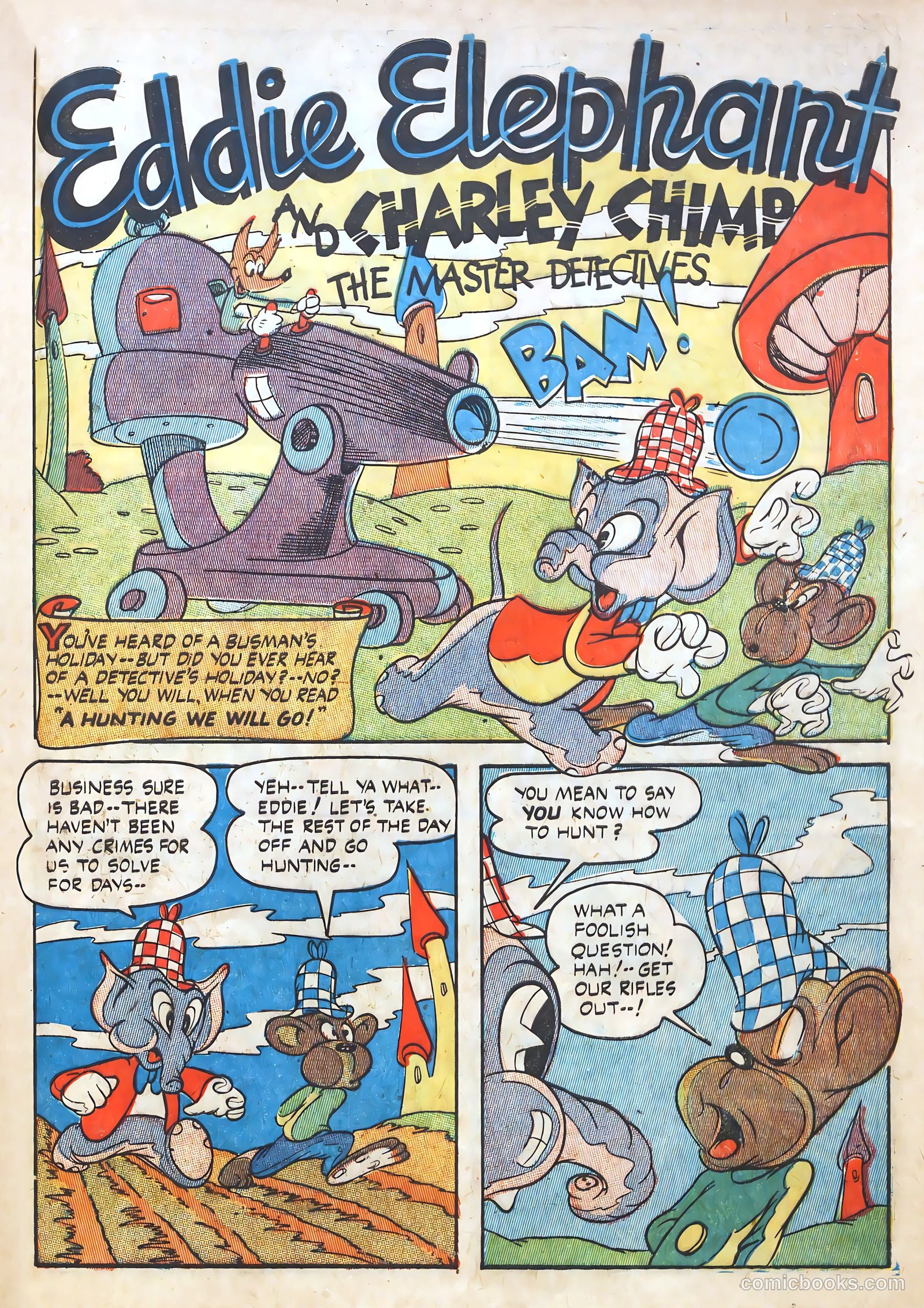 Billy Bunny's Christmas Frolics #1 (1952) — page 59 of 100