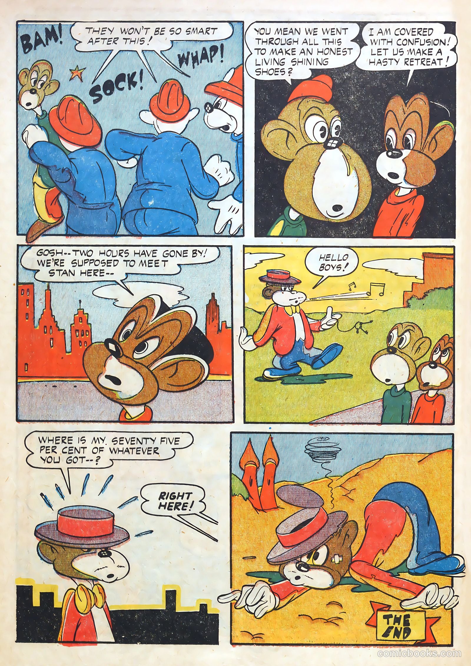 Billy Bunny's Christmas Frolics #1 (1952) — page 70 of 100
