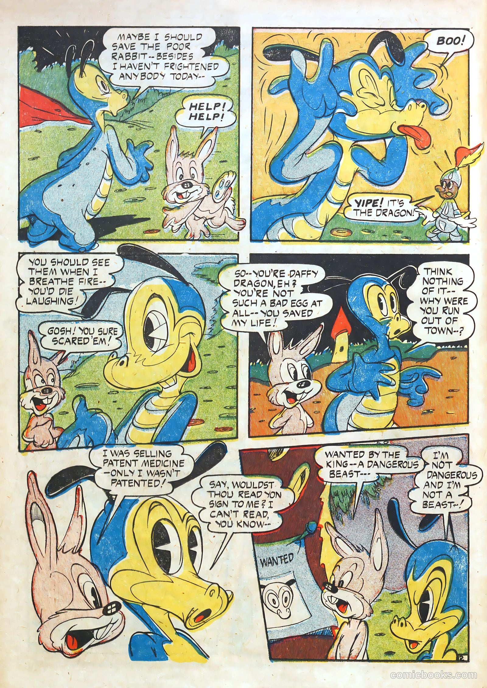 Billy Bunny's Christmas Frolics #1 (1952) — page 74 of 100