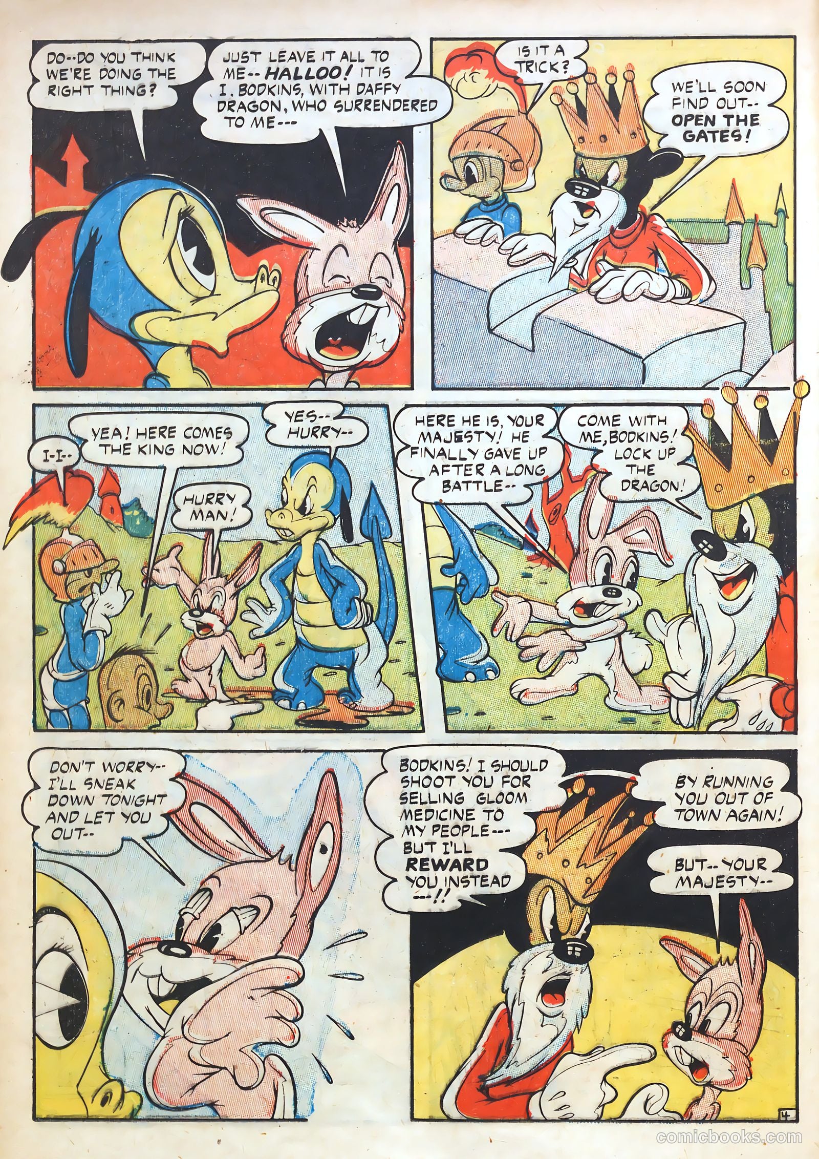 Billy Bunny's Christmas Frolics #1 (1952) — page 76 of 100