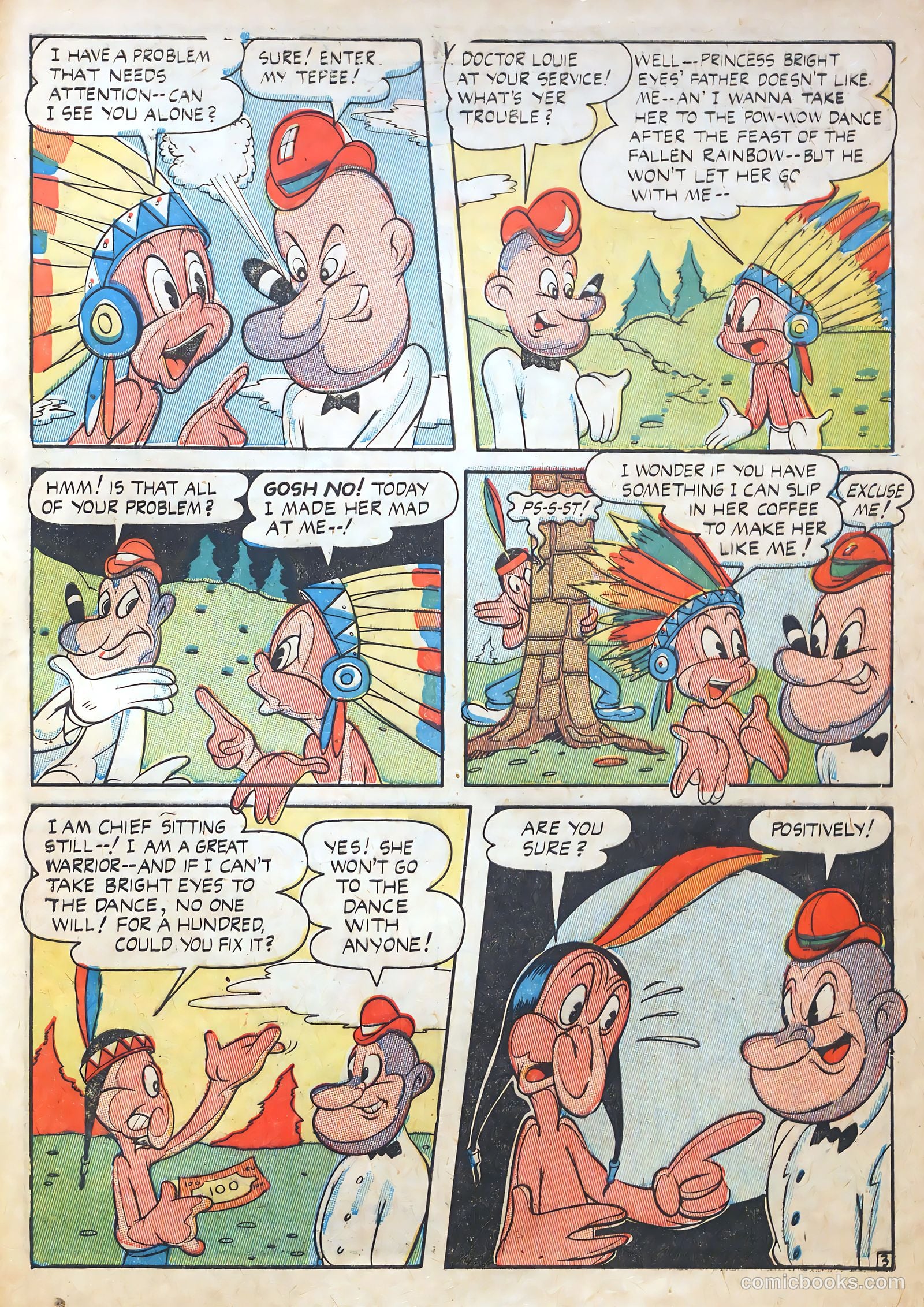 Billy Bunny's Christmas Frolics #1 (1952) — page 95 of 100