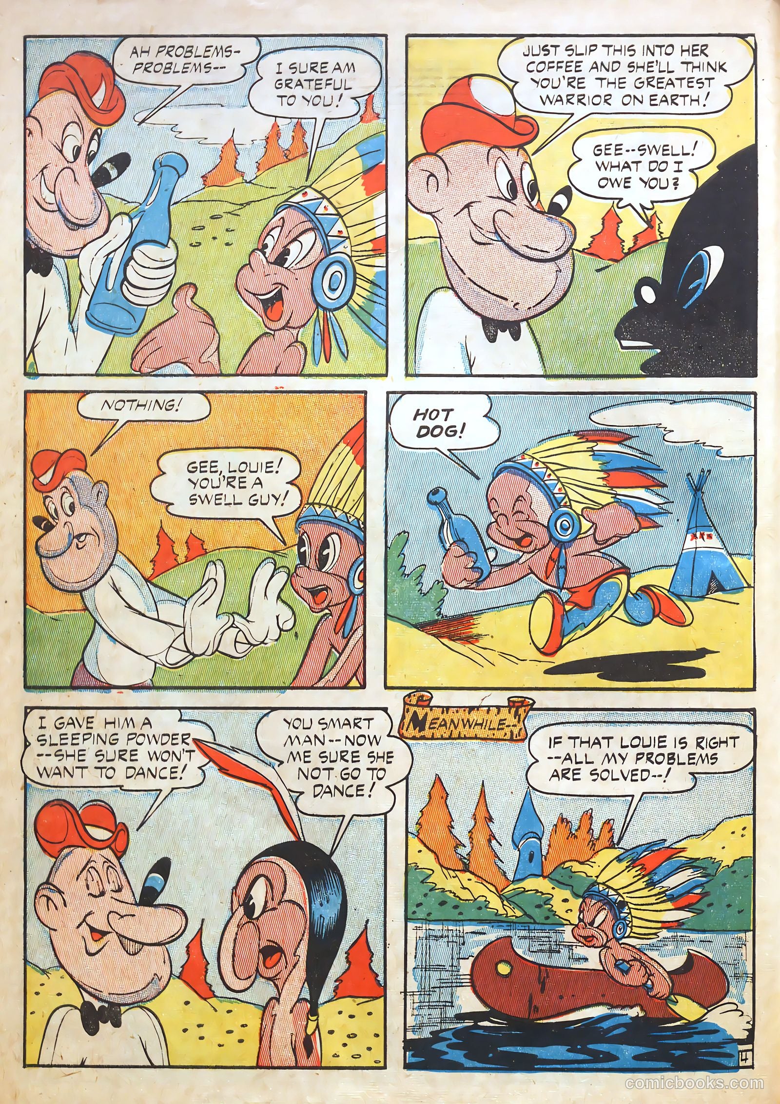Billy Bunny's Christmas Frolics #1 (1952) — page 96 of 100