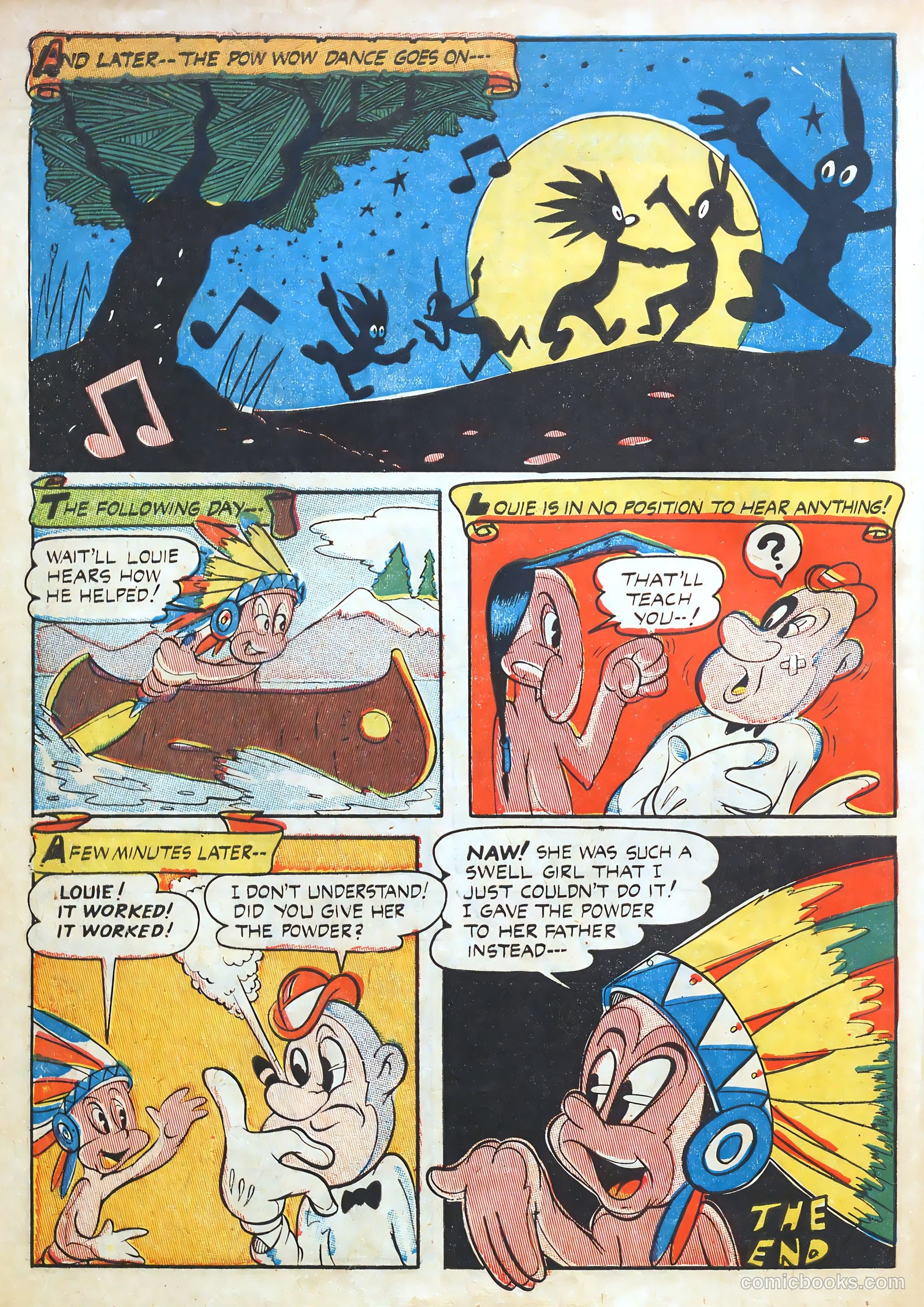 Billy Bunny's Christmas Frolics #1 (1952) — page 98 of 100
