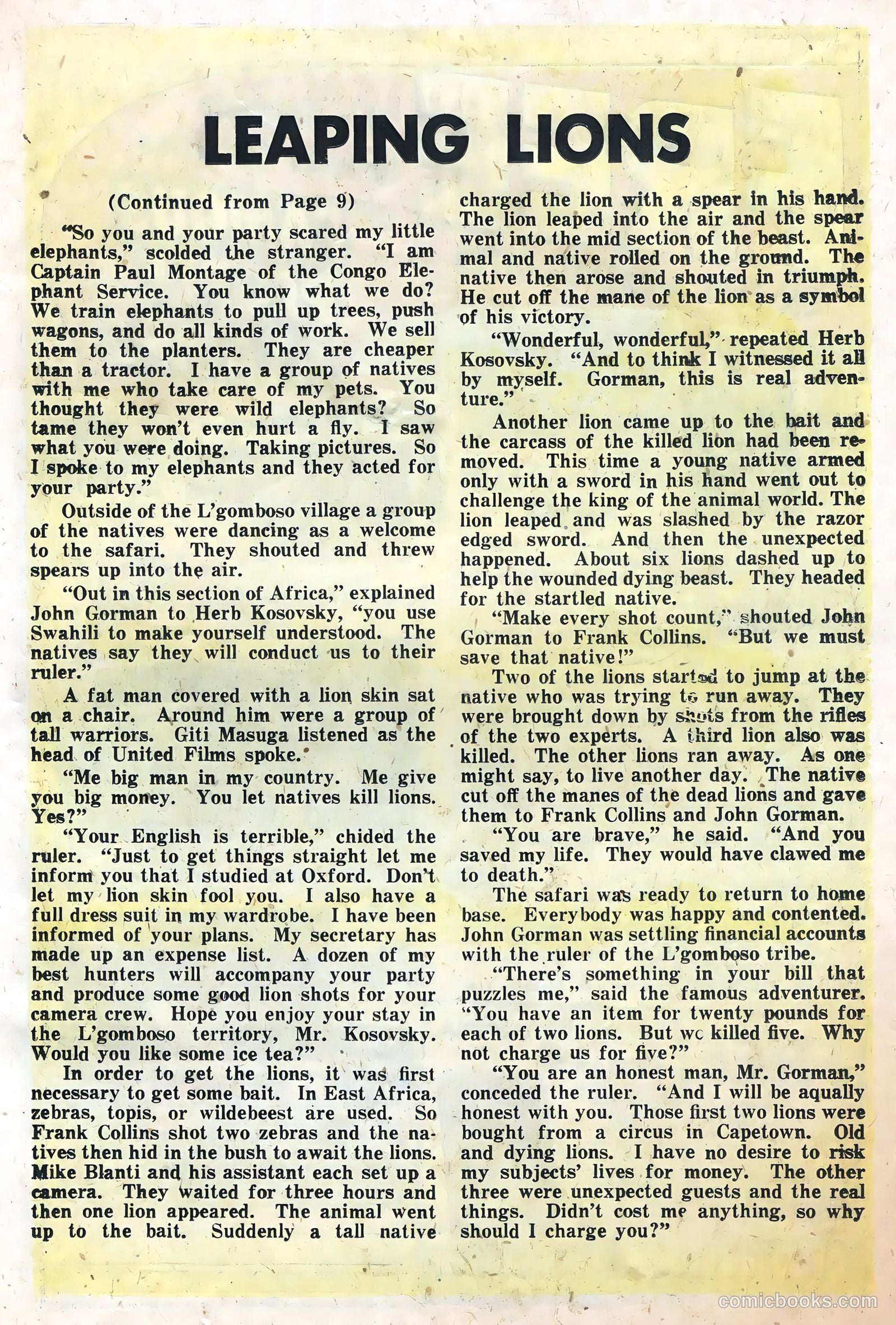 Action Adventure Comics #3 (1955) — page 11 of 36