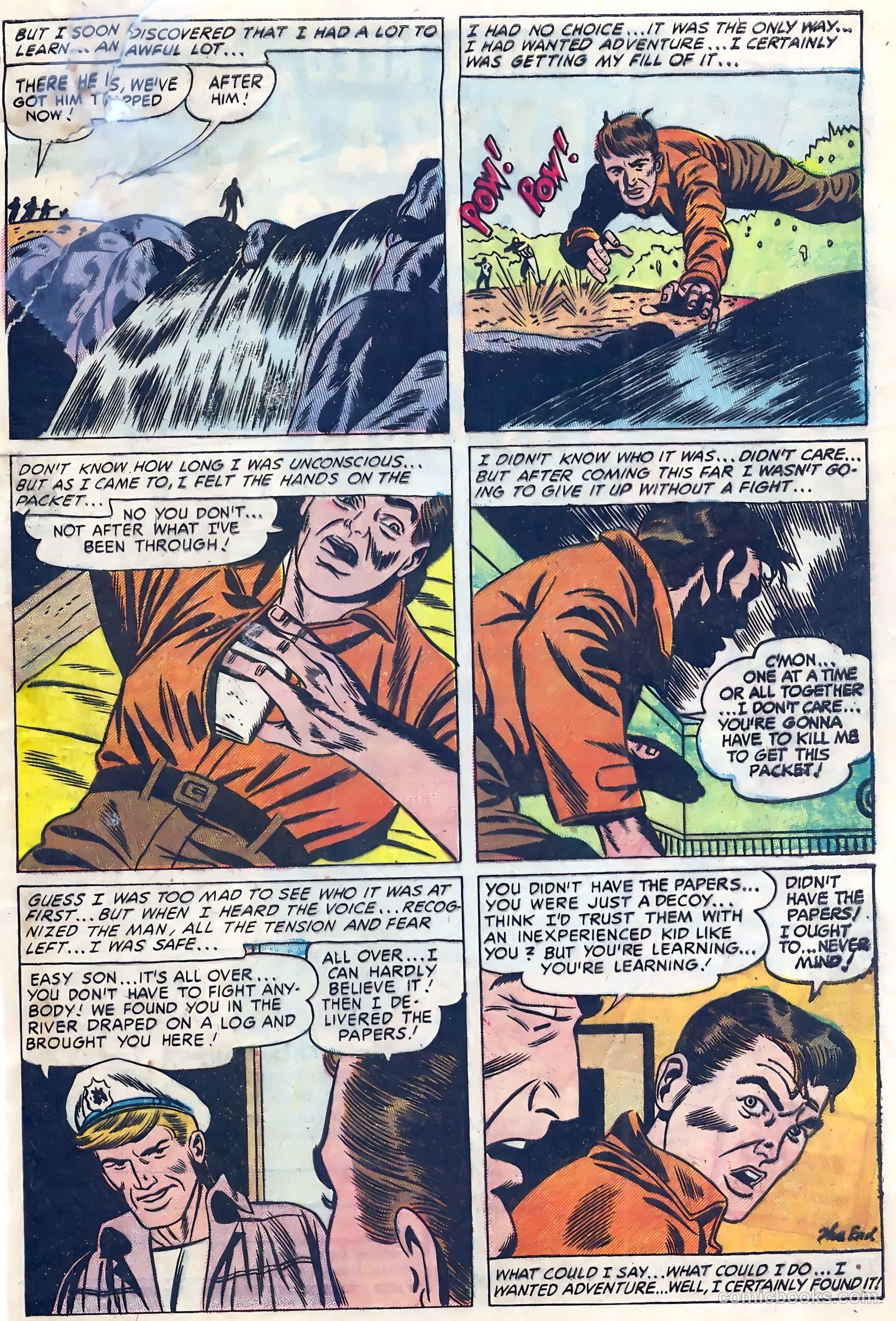 Action Adventure Comics #4 (1955) — page 33 of 36