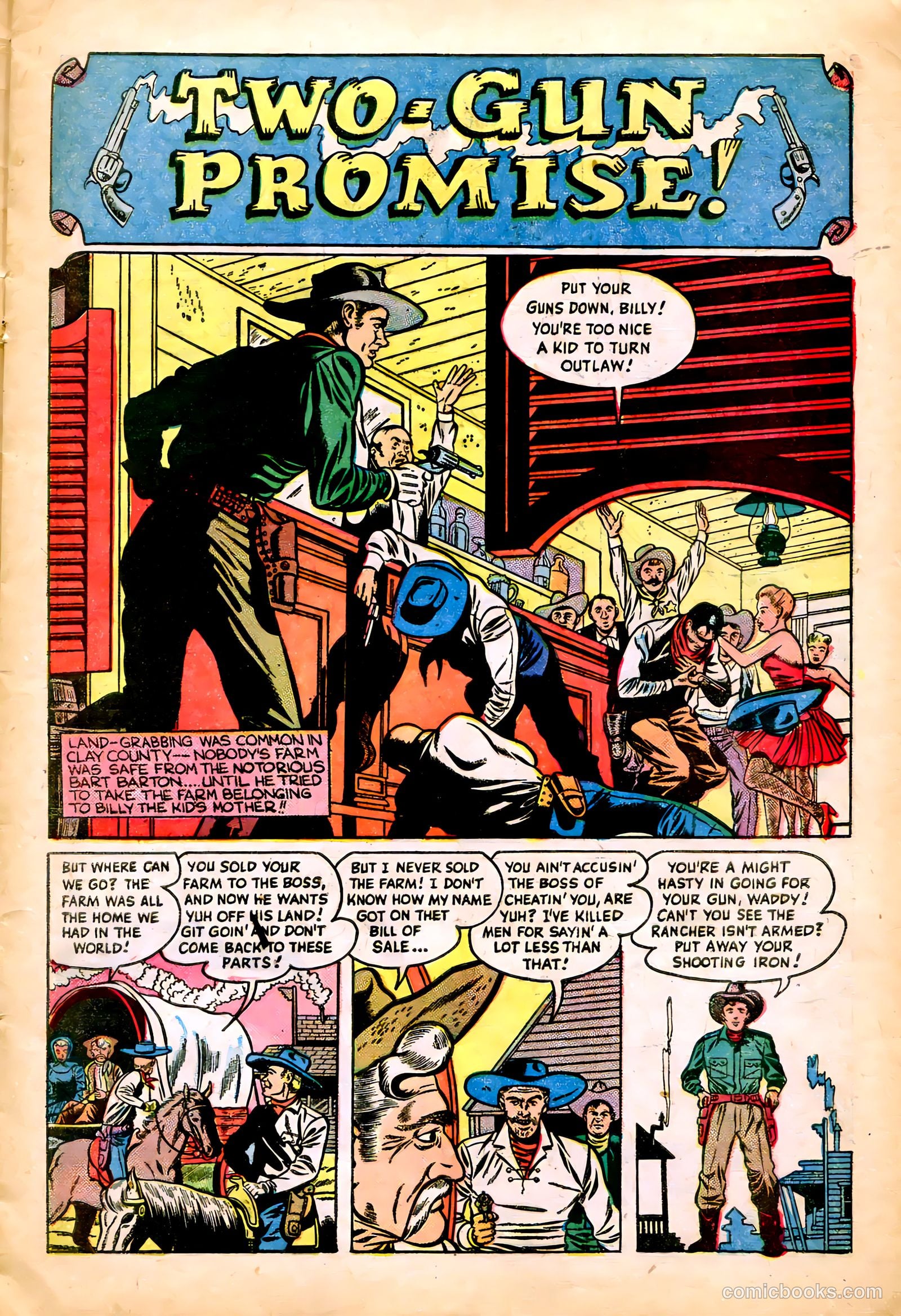 Billy the Kid #1 (1950) — page 9 of 36
