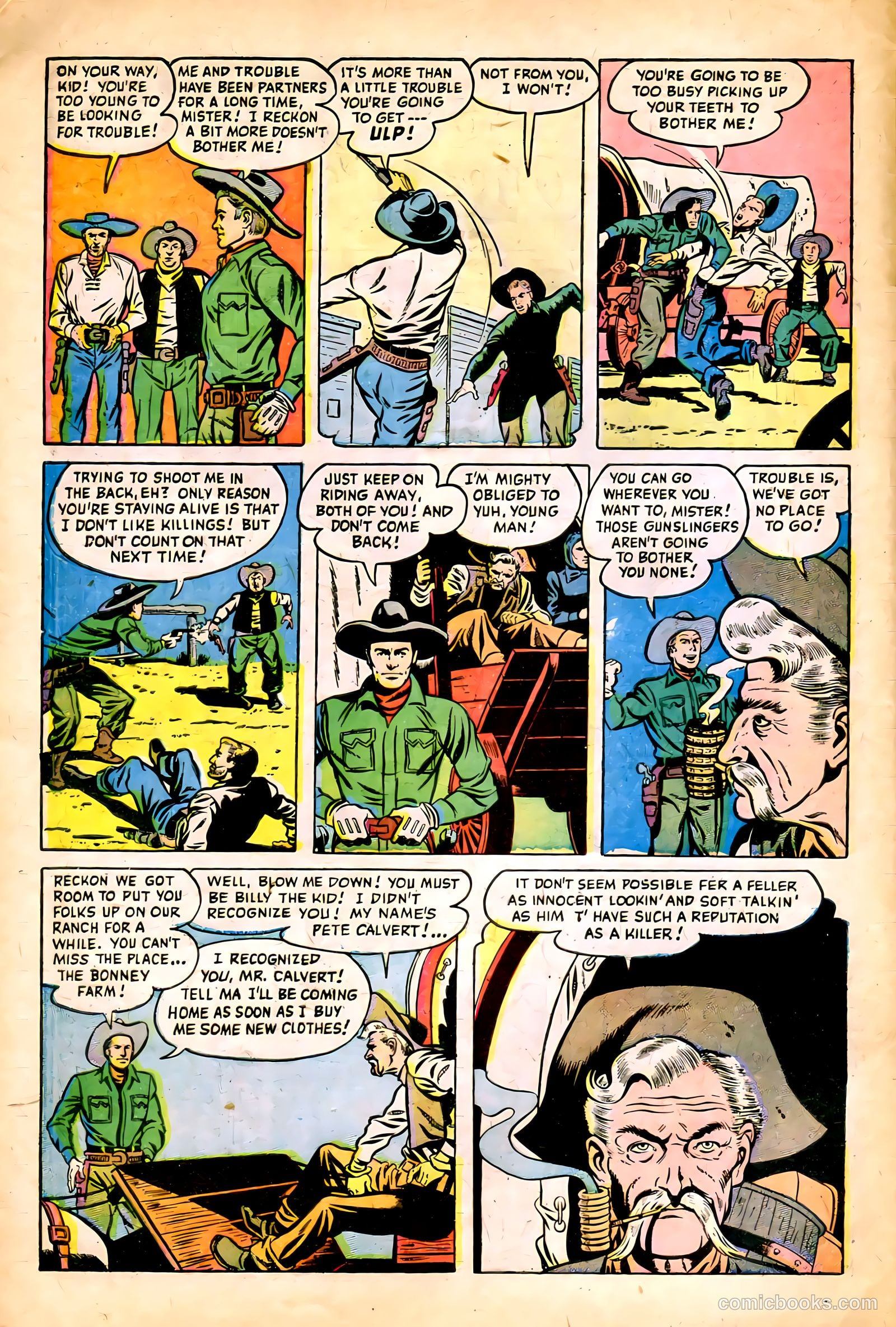 Billy the Kid #1 (1950) — page 10 of 36