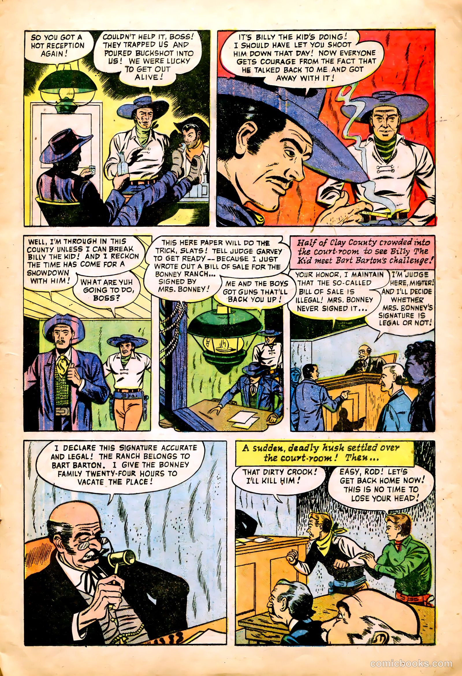 Billy the Kid #1 (1950) — page 15 of 36