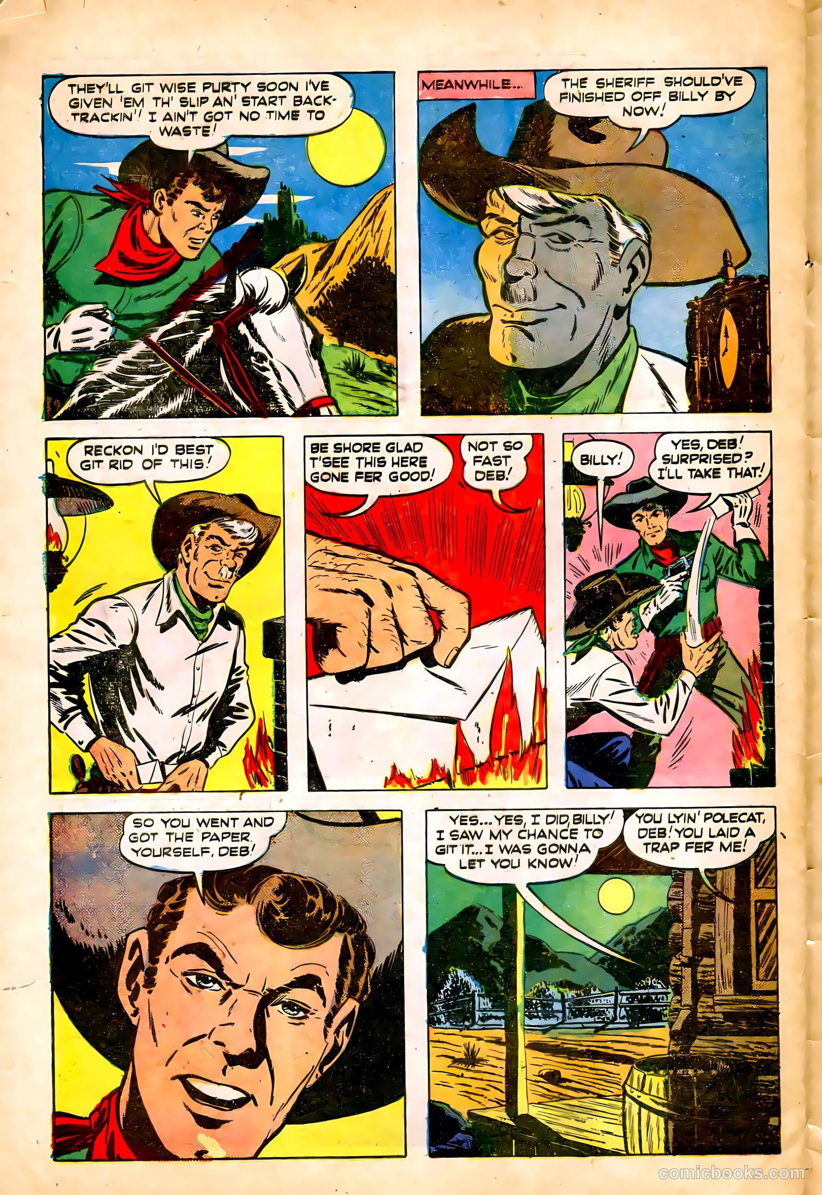Billy the Kid #1 (1950) — page 30 of 36