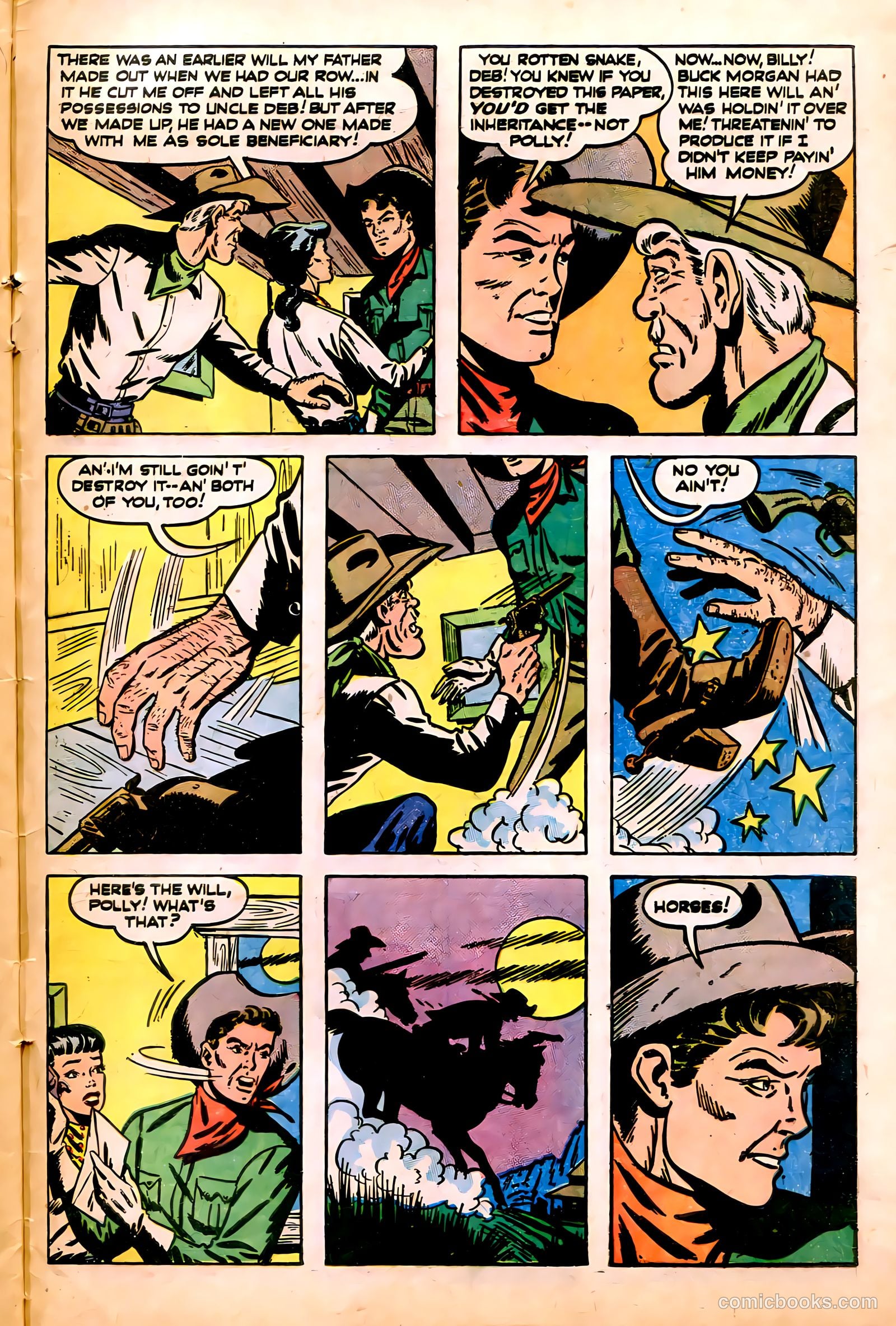 Billy the Kid #1 (1950) — page 33 of 36
