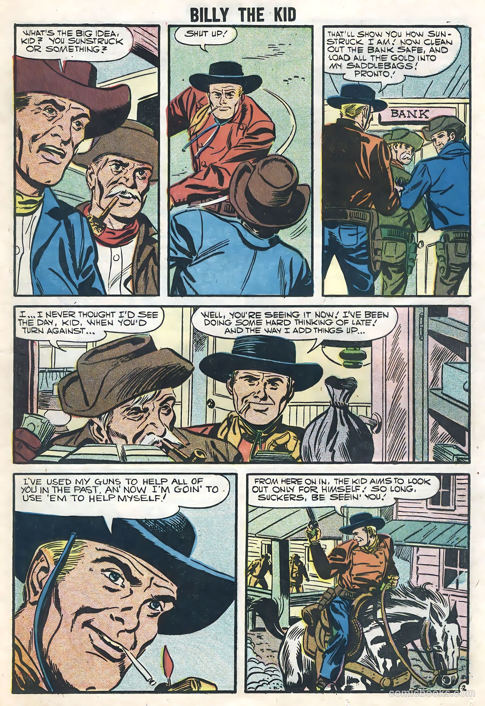 Billy the Kid #10 (1957) — page 25 of 36