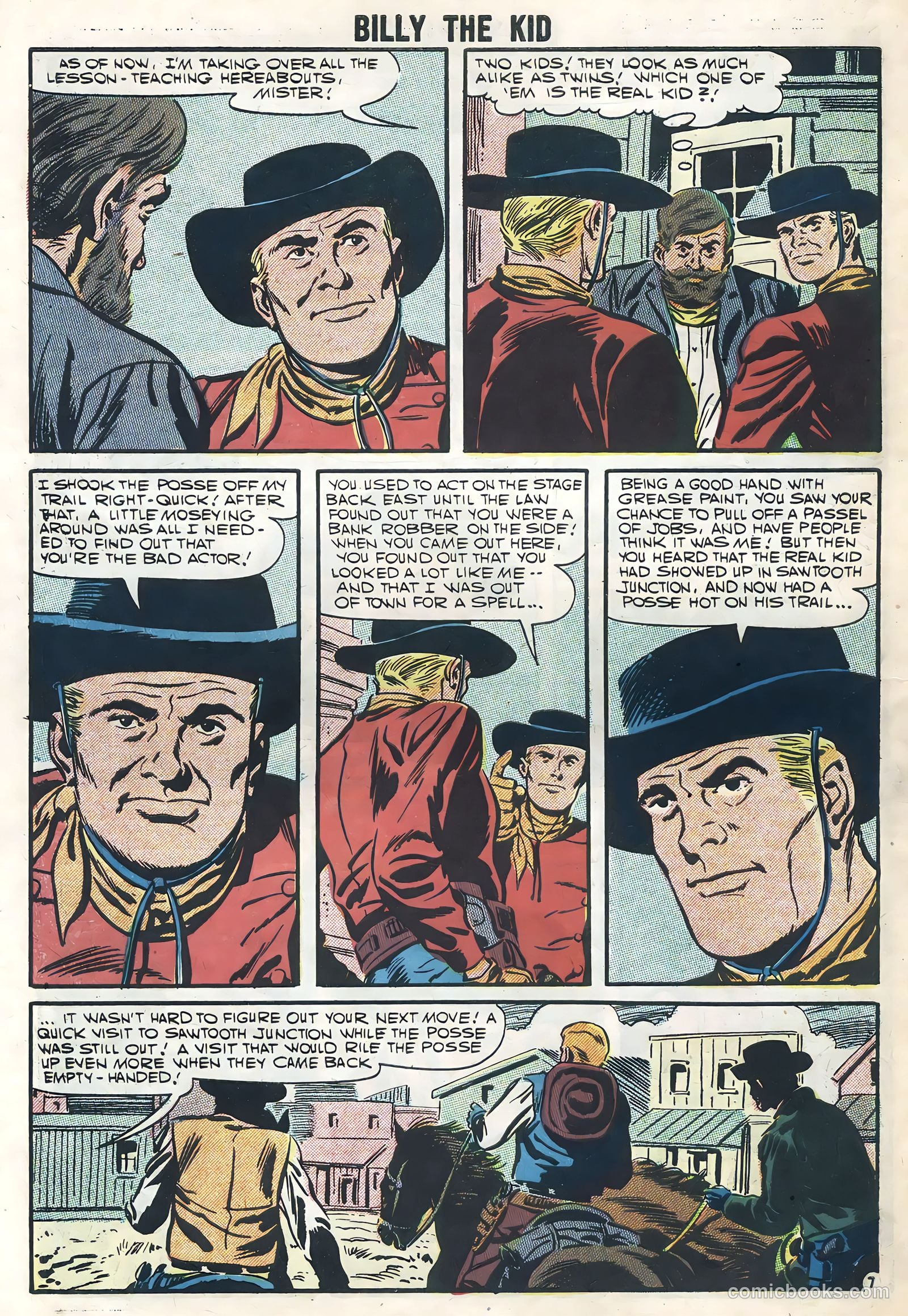 Billy the Kid #10 (1957) — page 30 of 36