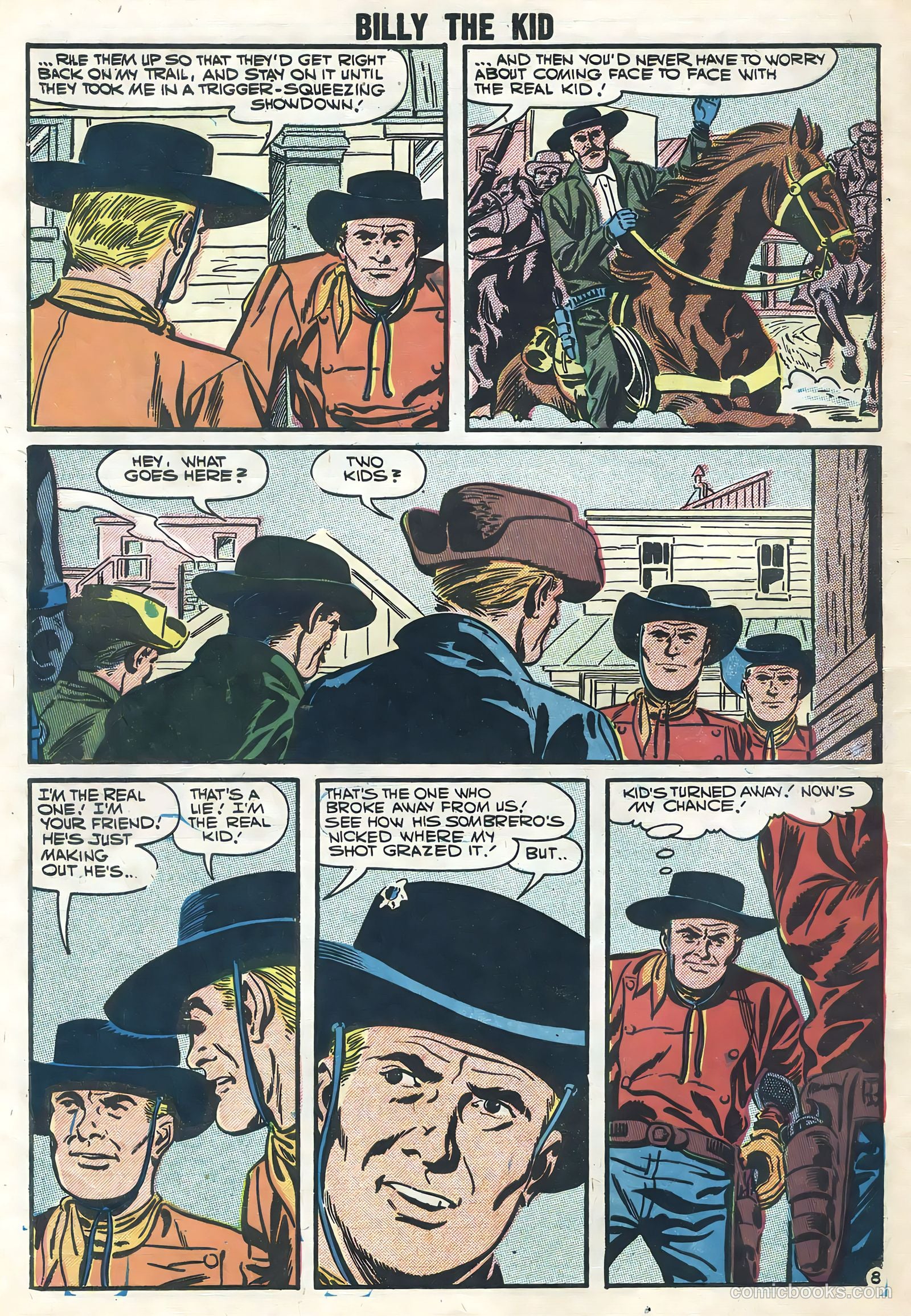 Billy the Kid #10 (1957) — page 32 of 36