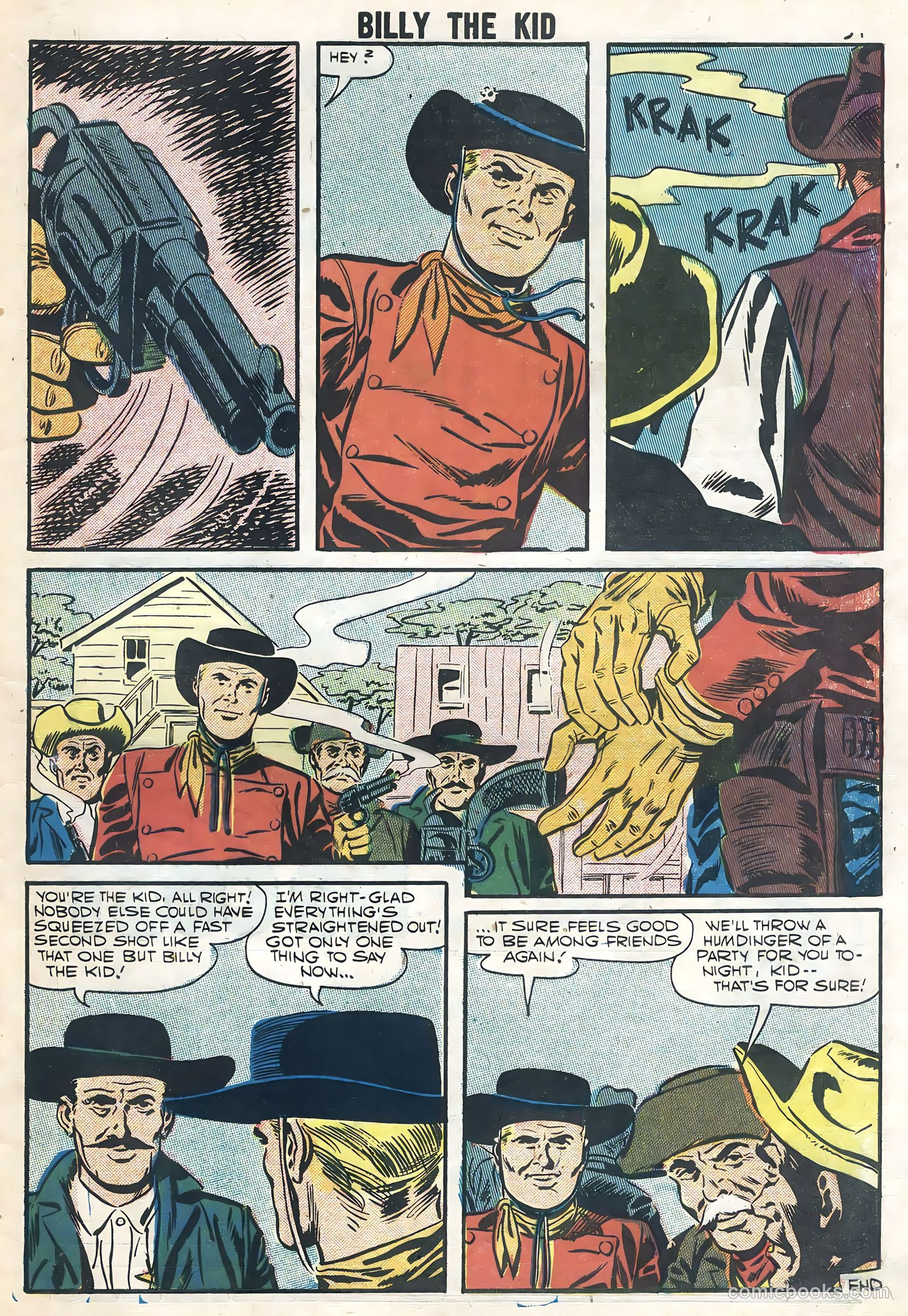 Billy the Kid #10 (1957) — page 33 of 36