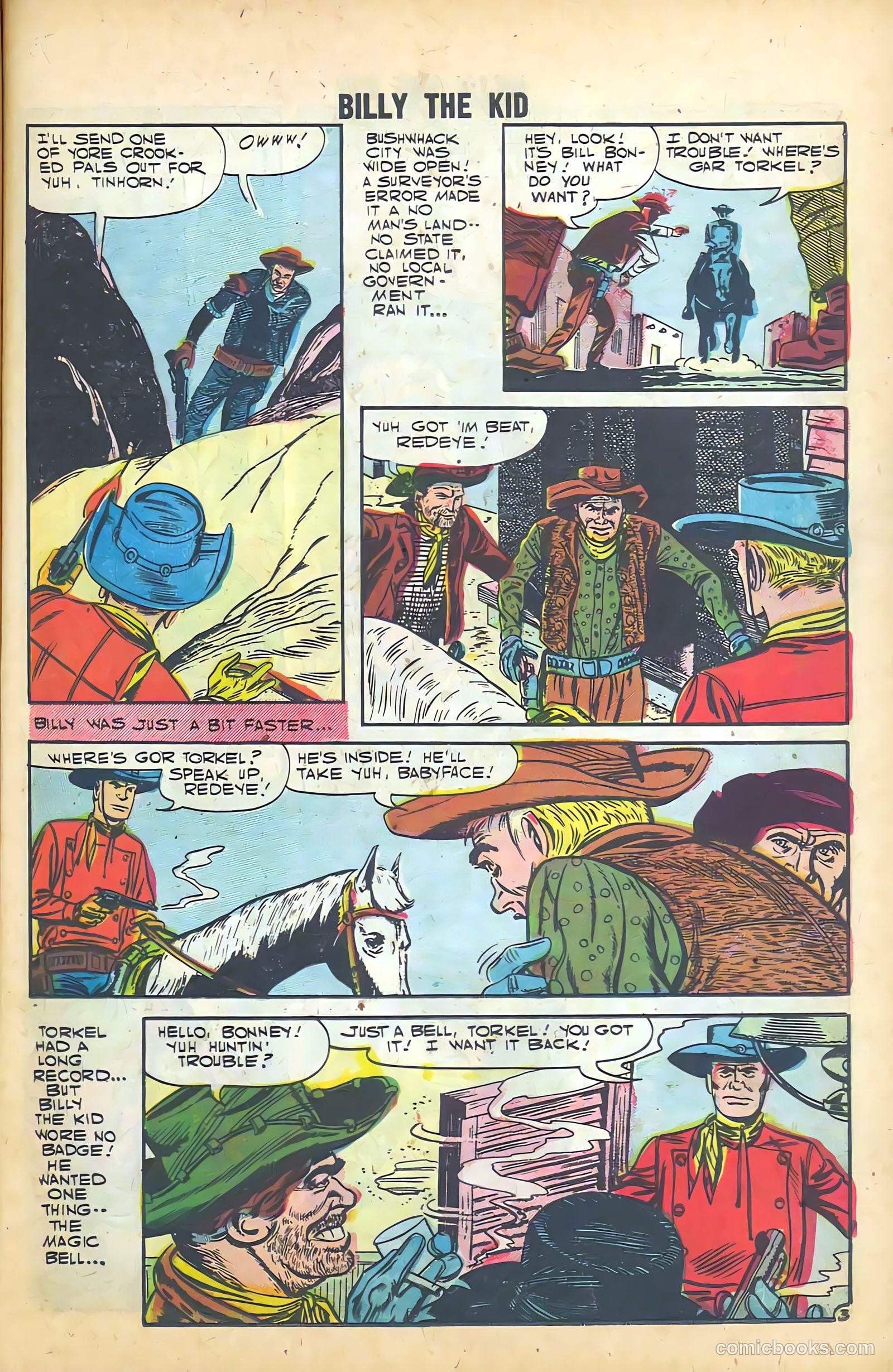Billy the Kid #11 (1958) — page 44 of 65